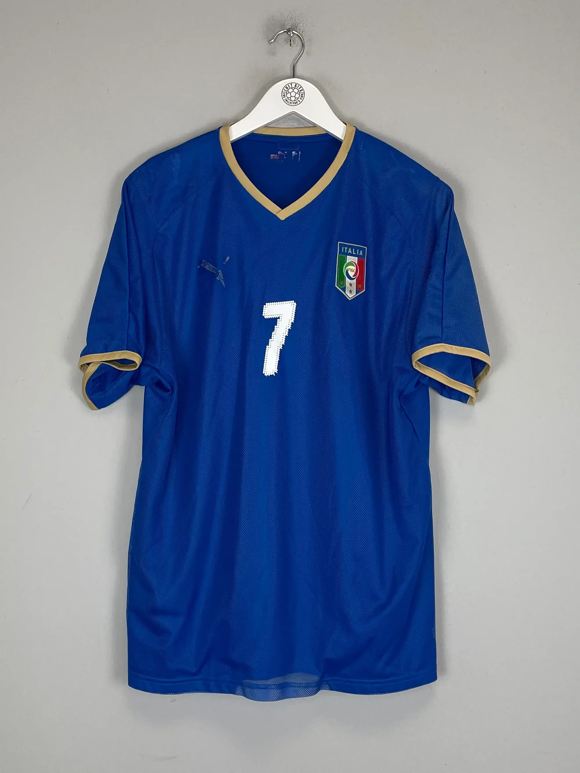 CULT KITS - 2008/09 ITALY DEL PIERO #7 HOME SHIRT (L) PUMA