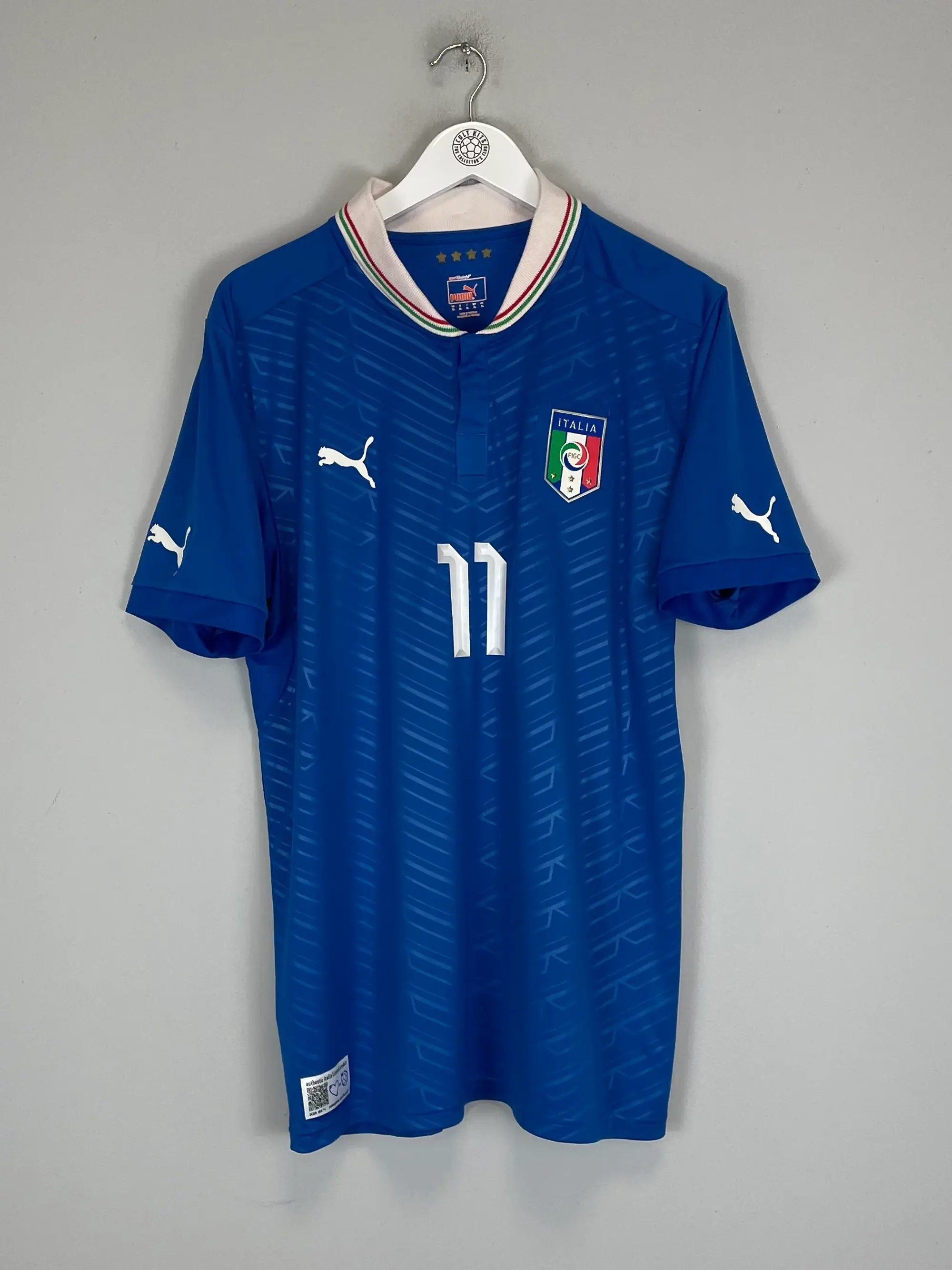 CULT KITS - 2012/13 ITALY DI NATALE #11 HOME SHIRT (XL) PUMA