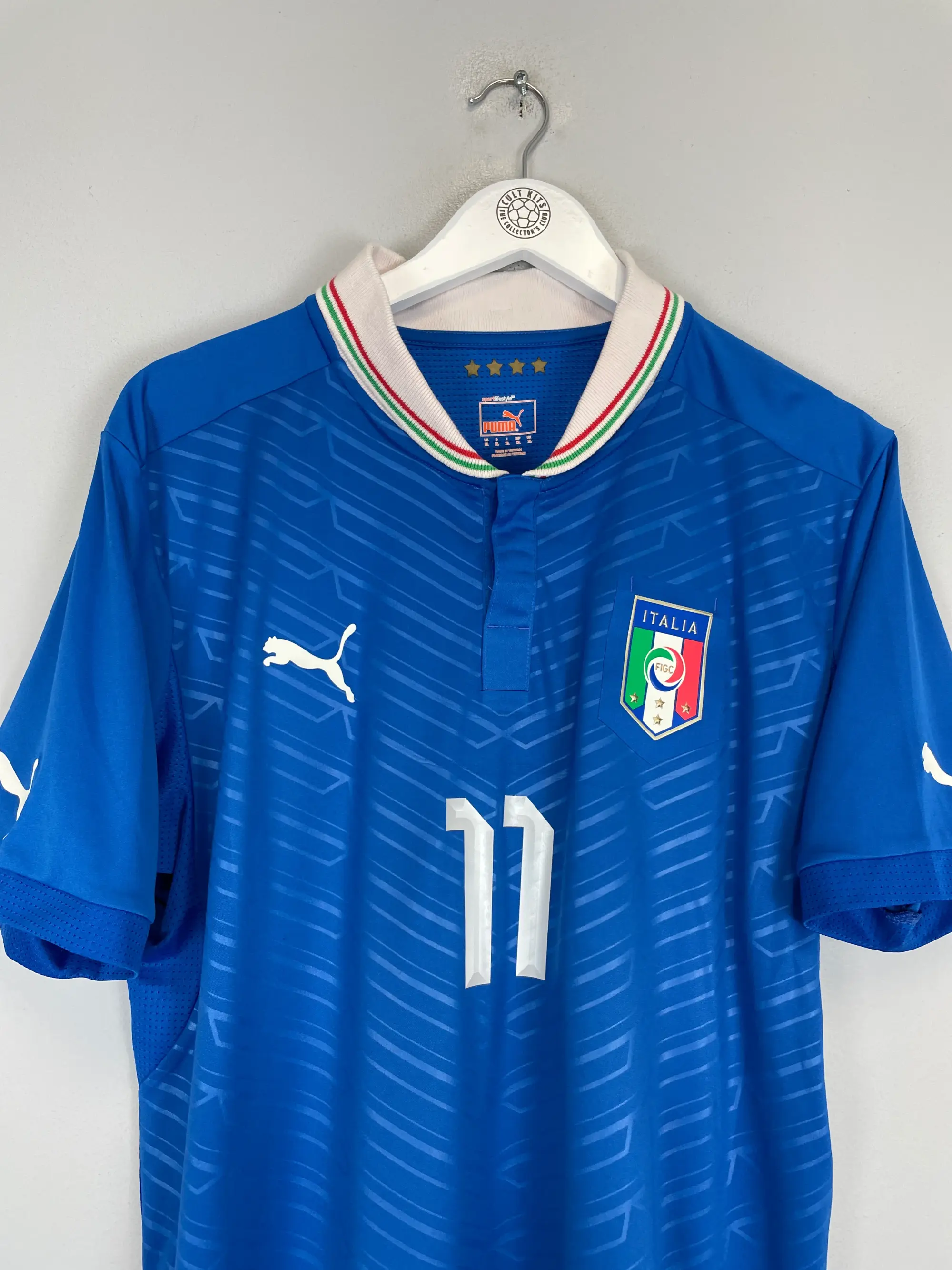 CULT KITS - 2012/13 ITALY DI NATALE #11 HOME SHIRT (XL) PUMA