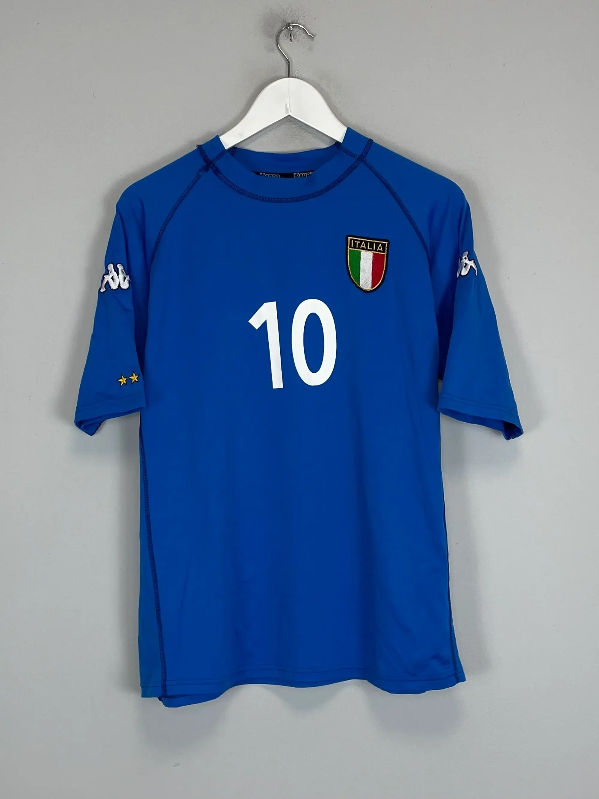CULT KITS - 2000/02 ITALY TOTTI #10 HOME SHIRT (XL) KAPPA