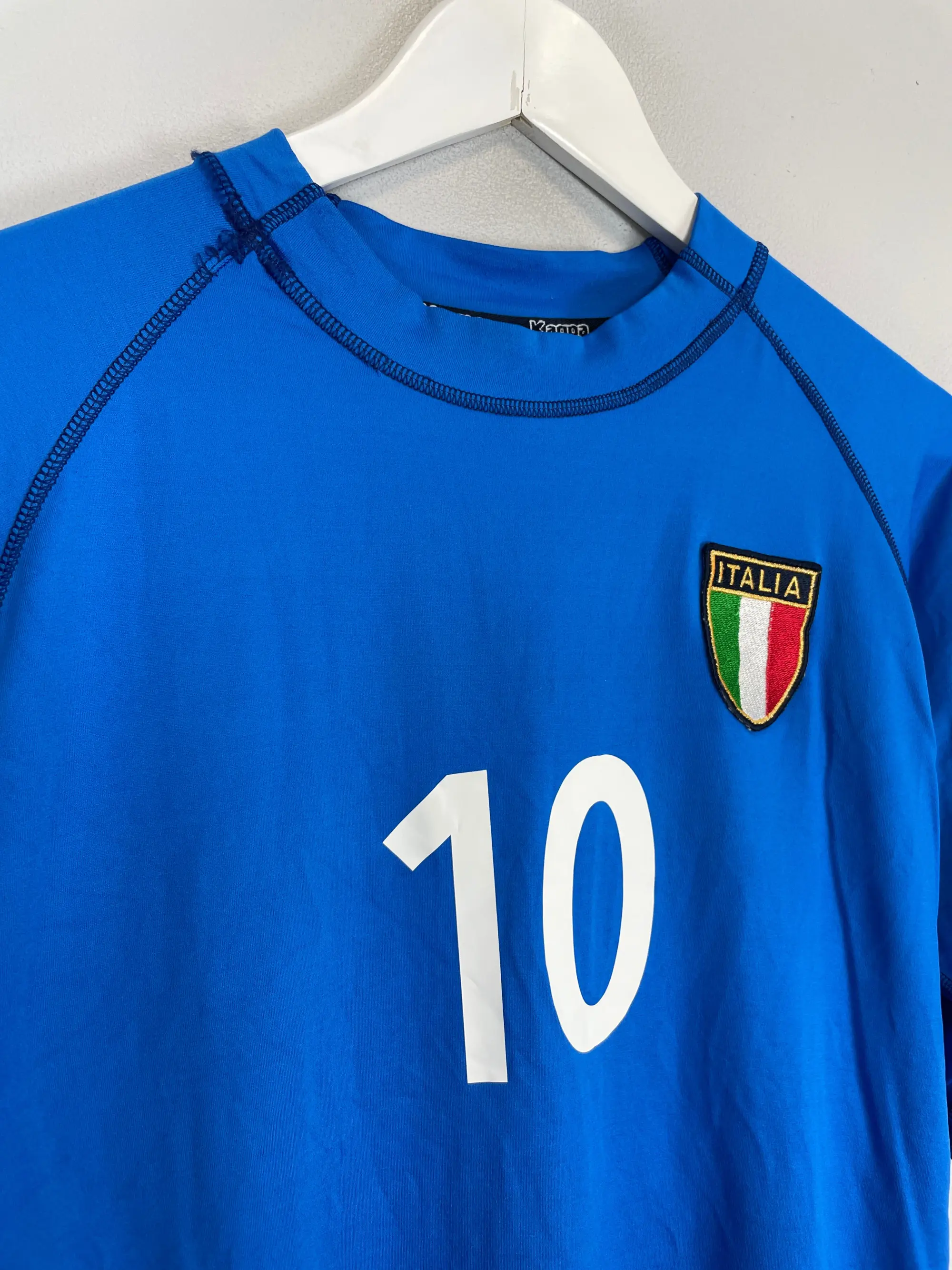 CULT KITS - 2000/02 ITALY TOTTI #10 HOME SHIRT (XL) KAPPA