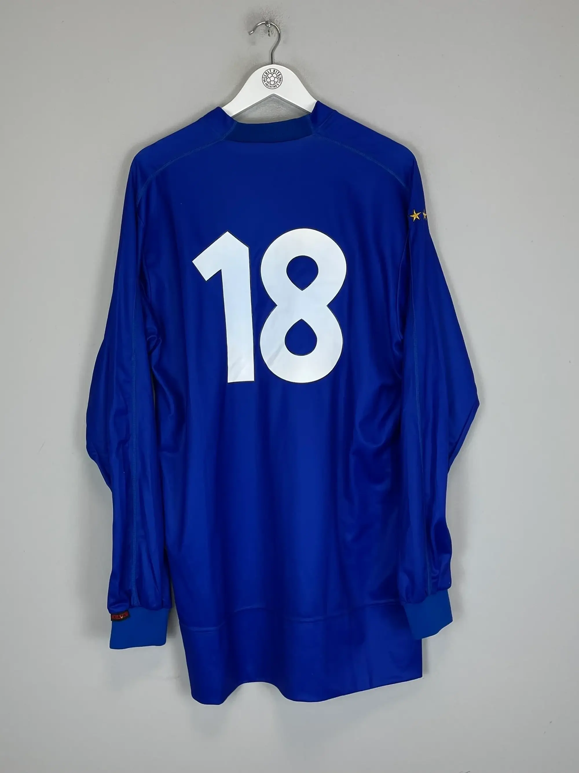 CULT KITS - 1998/99 ITALY #18 L/S HOME SHIRT (XL) KAPPA