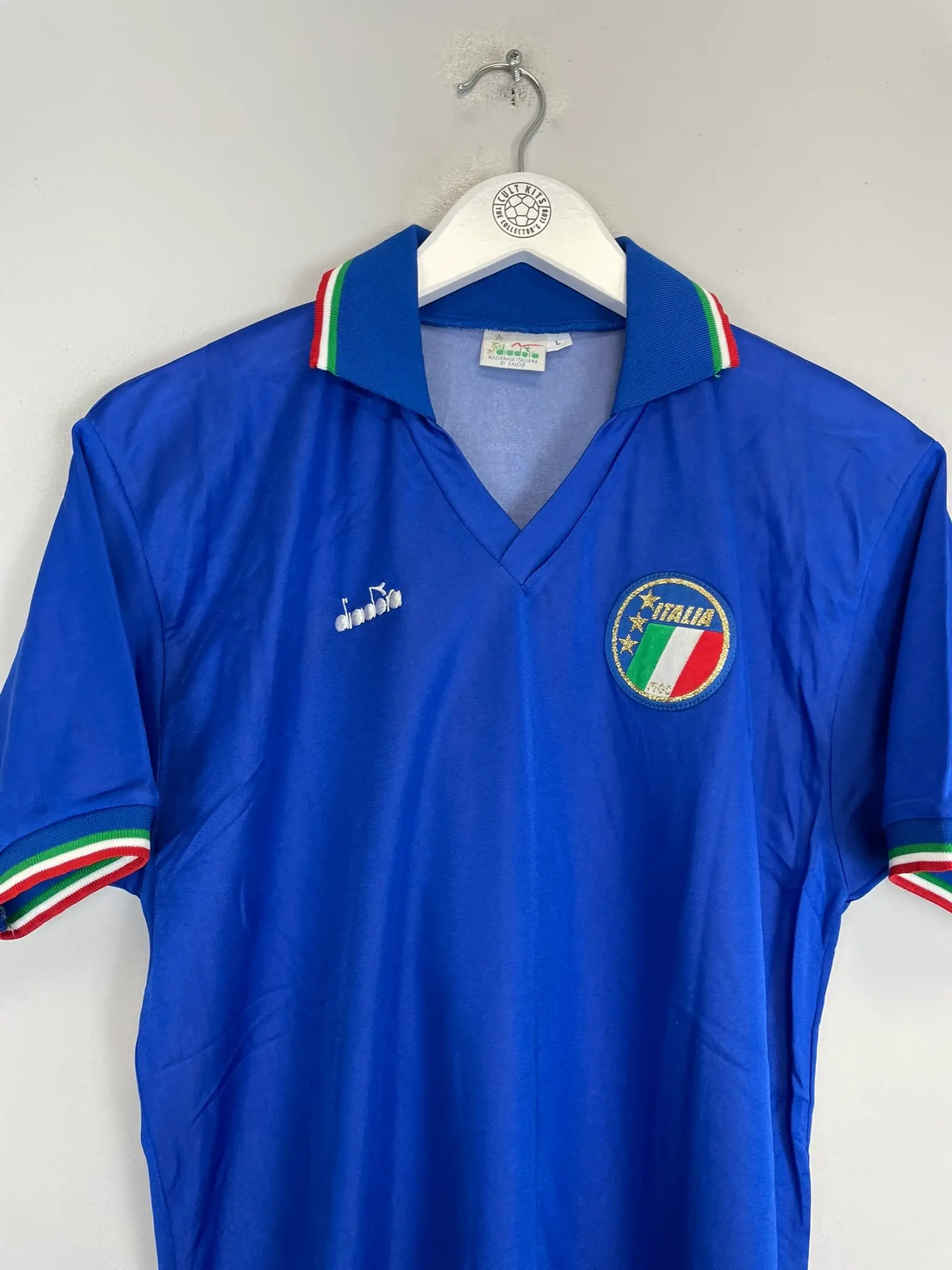 CULT KITS - 1986/90 ITALY #15 HOME SHIRT (L) DIADORA