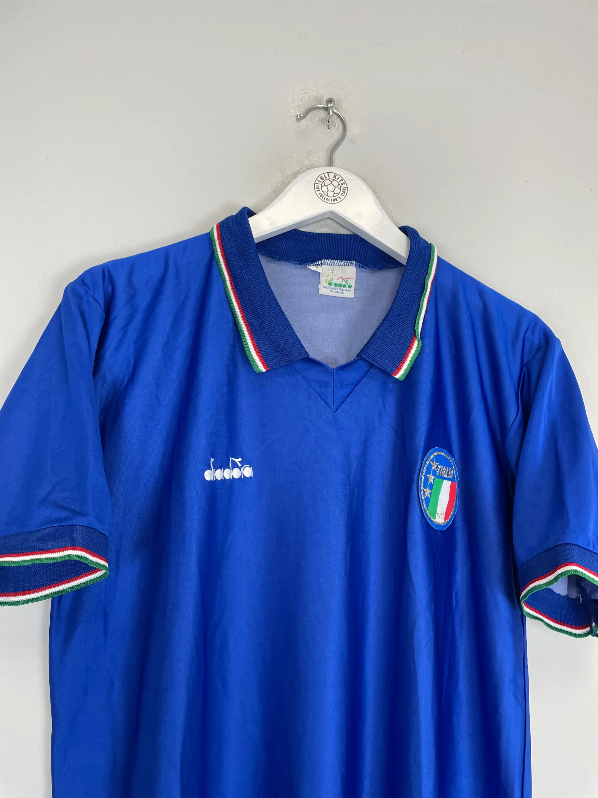 CULT KITS - 1986/91 ITALY #15 HOME SHIRT (L) DIADORA