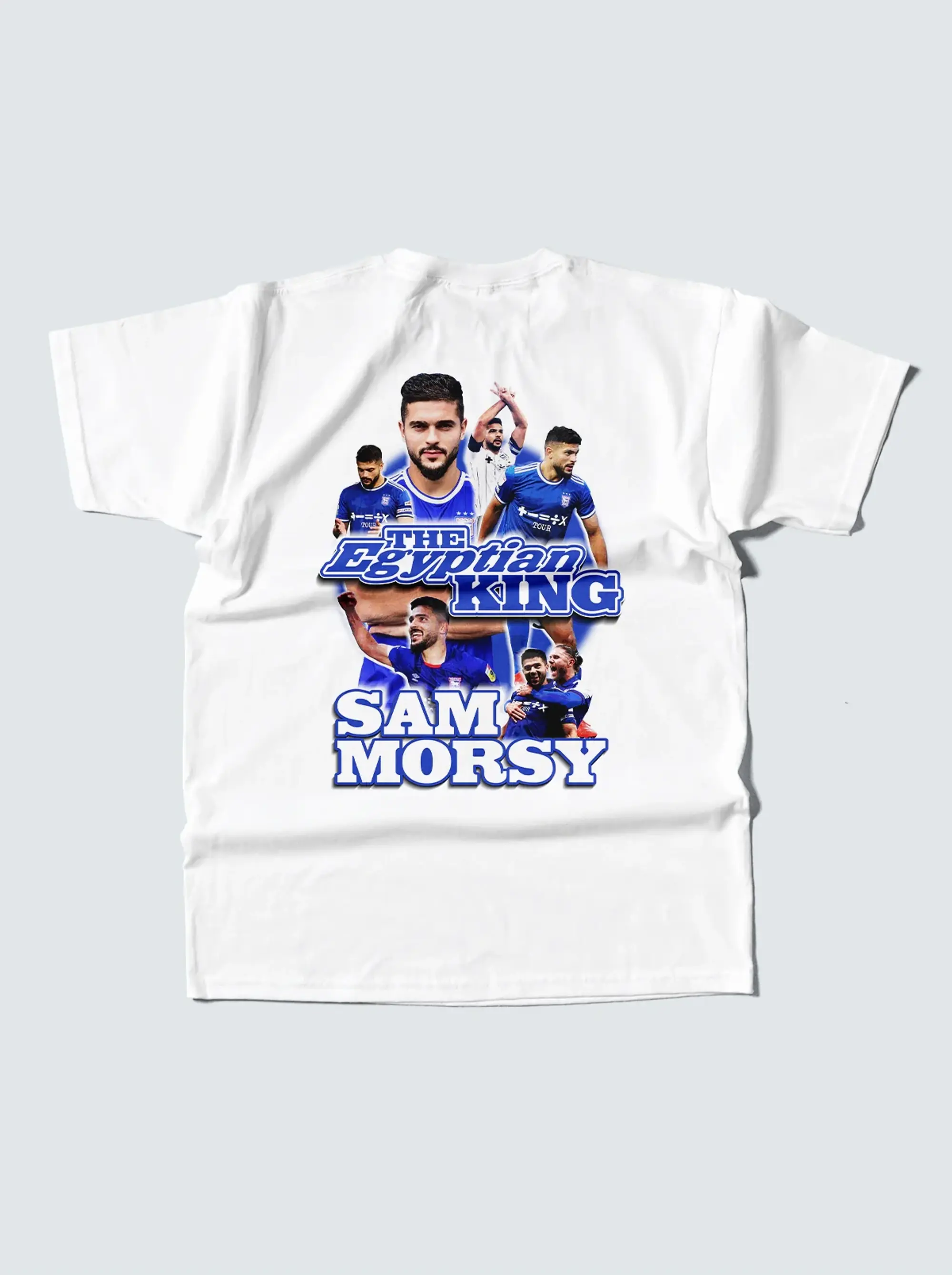 SAM MORSY IPSWICH TOWN BOOTLEG TEE, Small / Ipswich Town / White