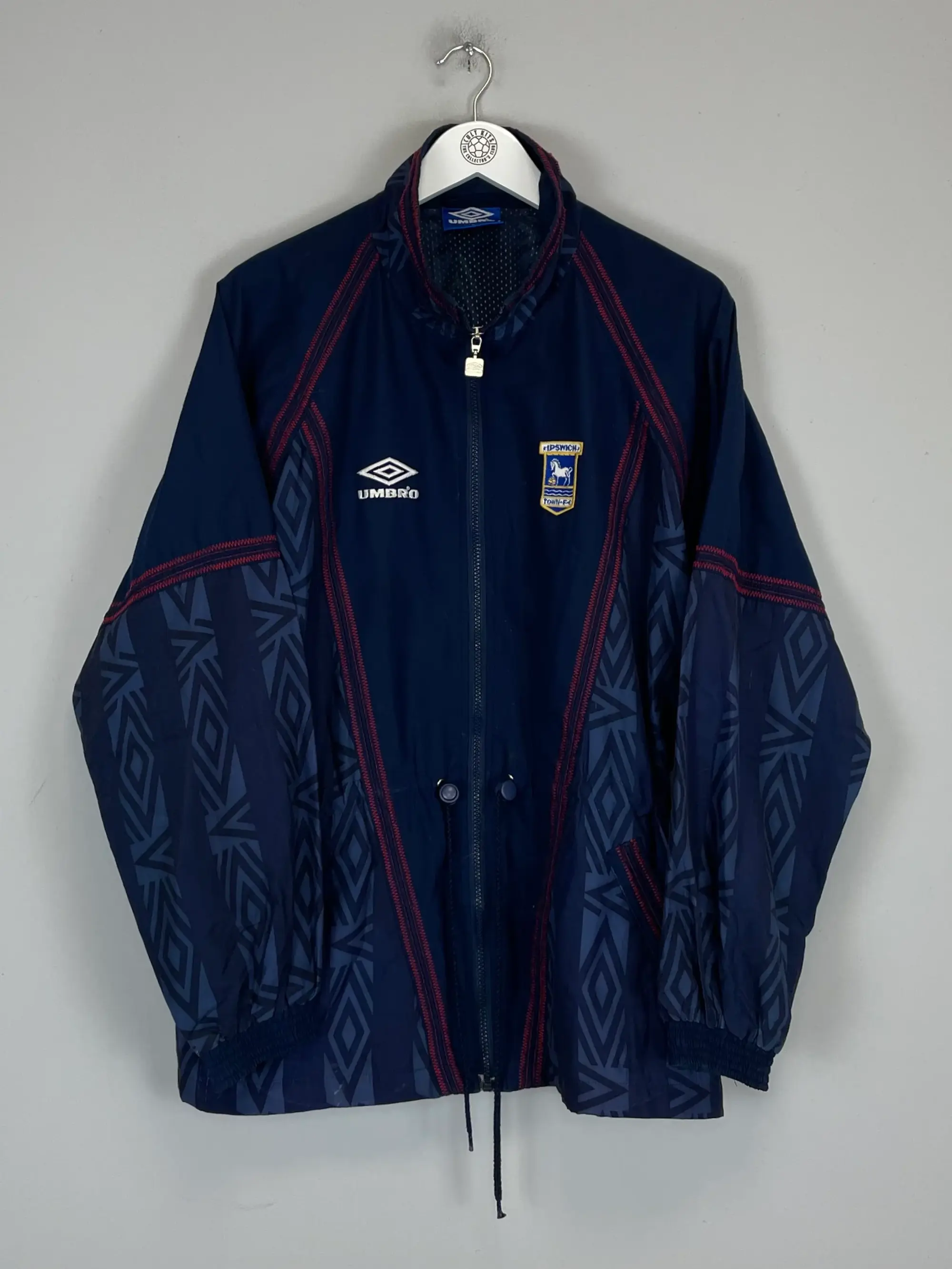 CULT KITS - 1996/97 IPSWICH TOWN TRACK JACKET (L) UMBRO