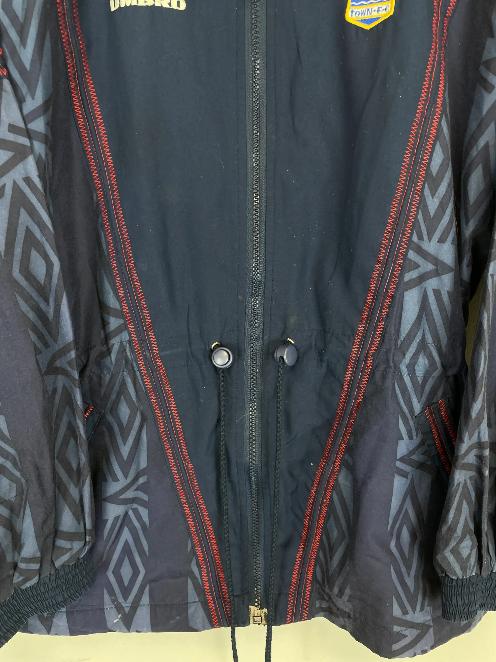 CULT KITS - 1996/97 IPSWICH TOWN TRACK JACKET (L) UMBRO