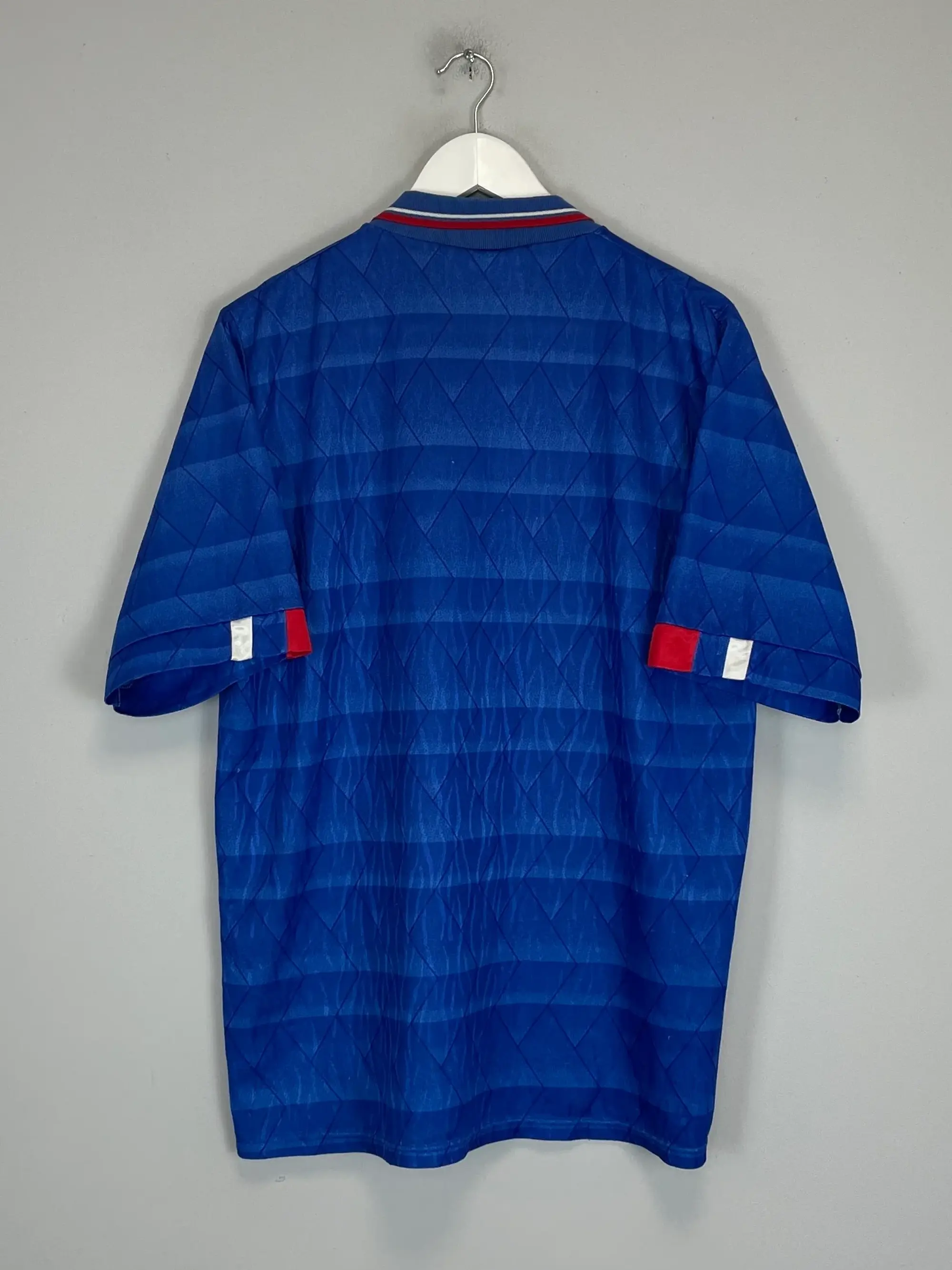 CULT KITS - 1989/92 IPSWICH TOWN HOME SHIRT (L) UMBRO