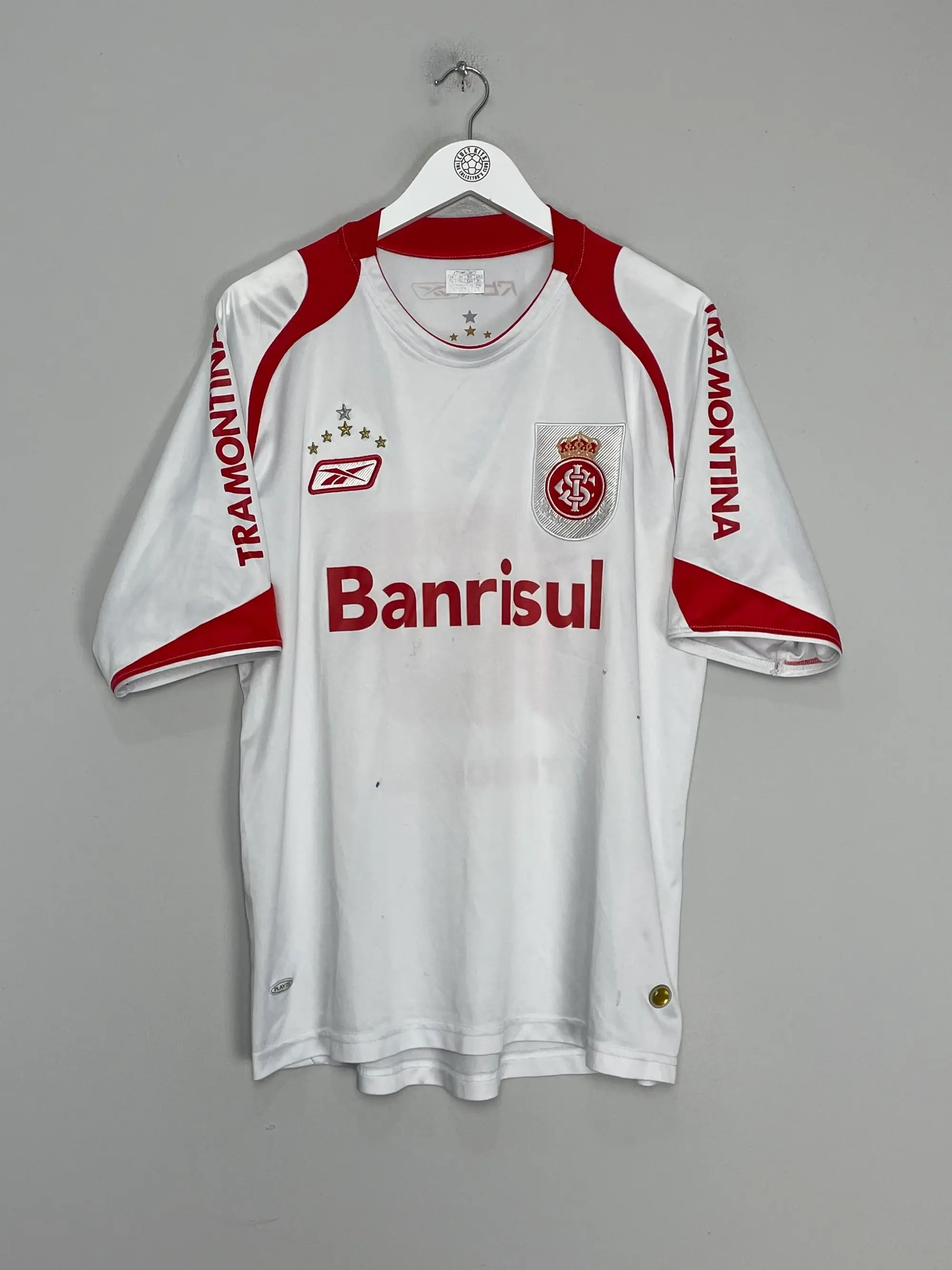 CULT KITS - 2007/08 INTERNACIONAL #10 AWAY SHIRT (XL) REEBOK