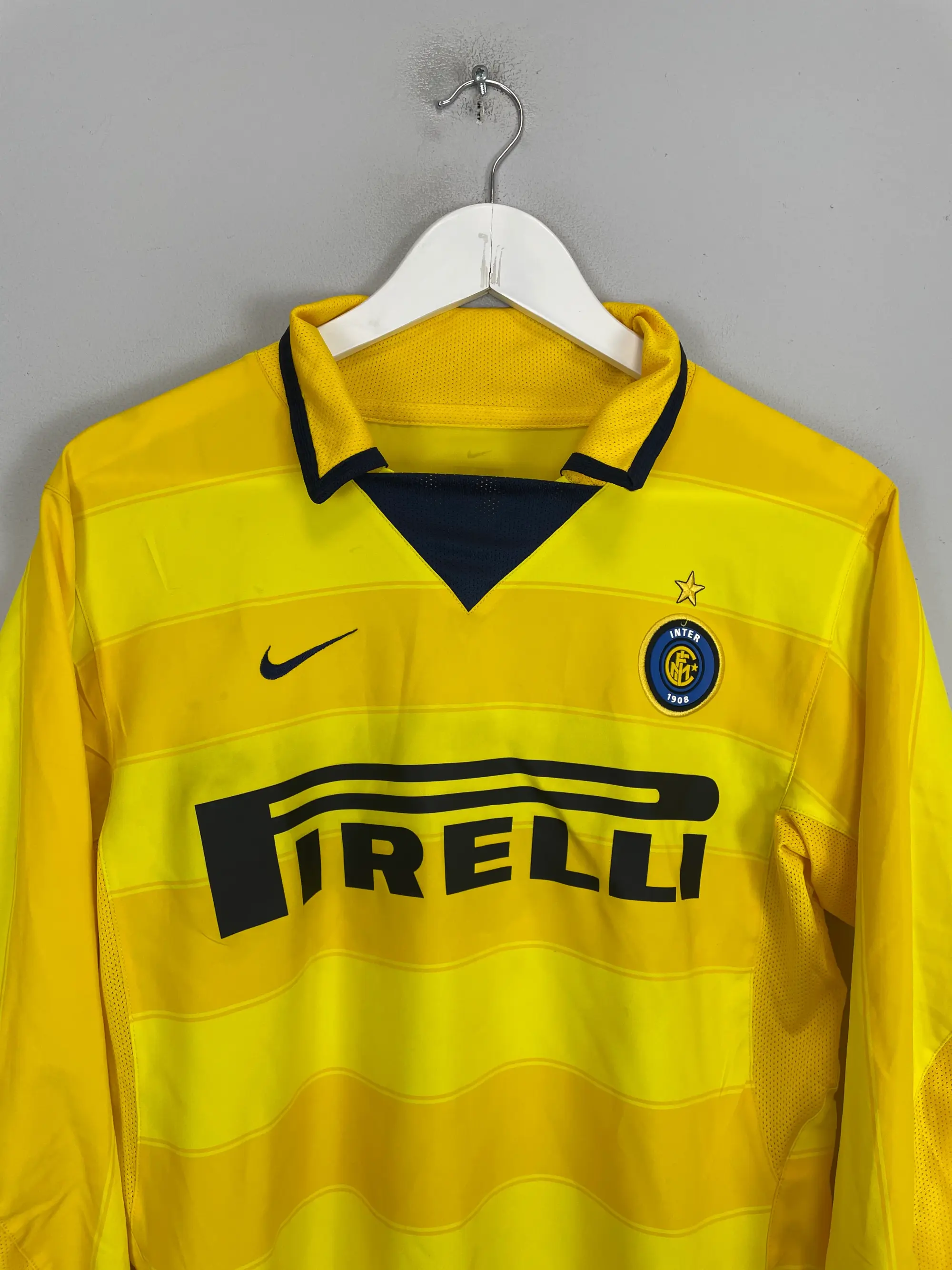 CULT KITS - 2003/04 INTER MILAN ADRIANO #10 L/S AWAY SHIRT (S) NIKE