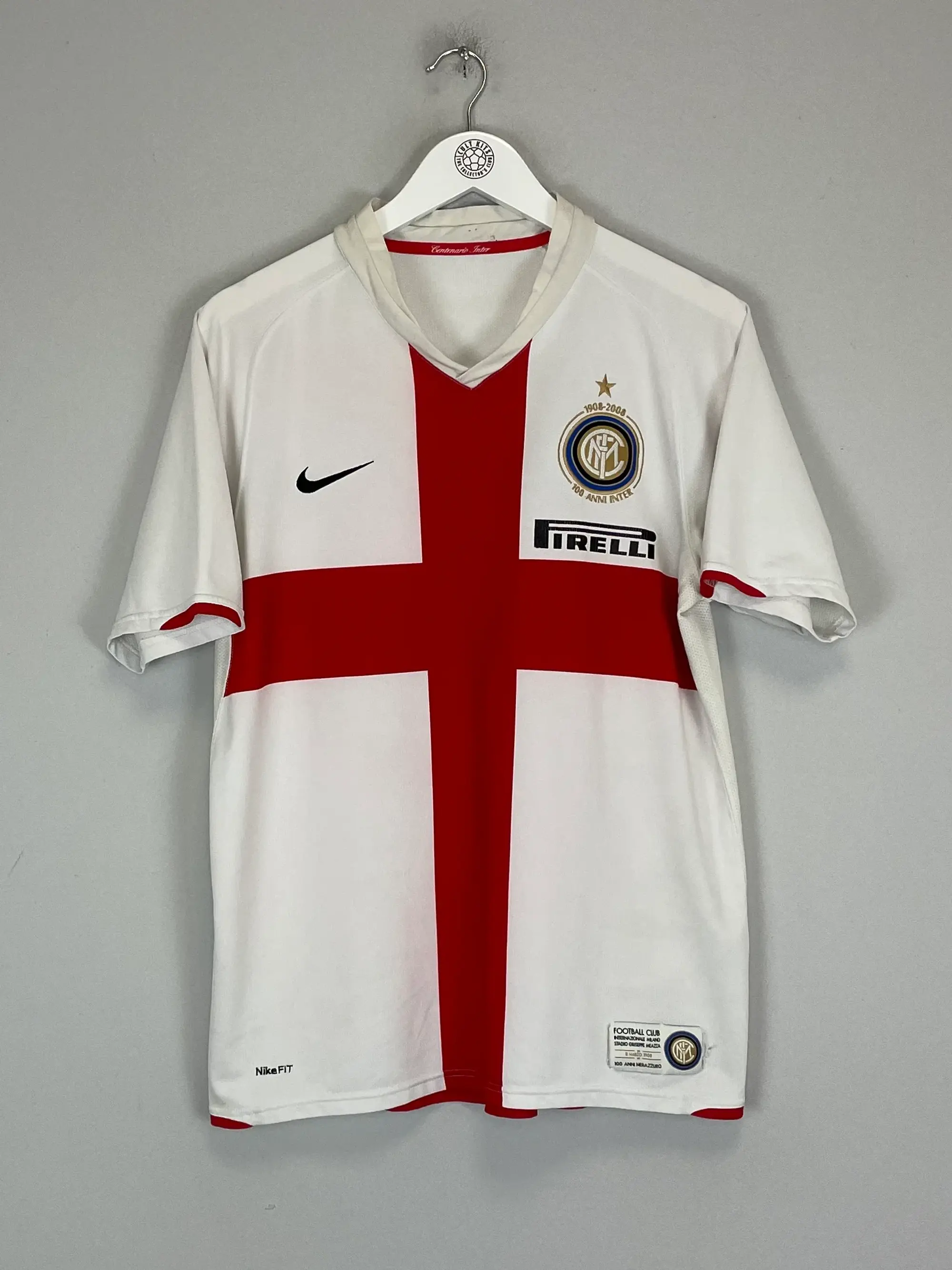 CULT KITS - 2007/08 INTER MILAN *CENTENARY* AWAY SHIRT (M) NIKE