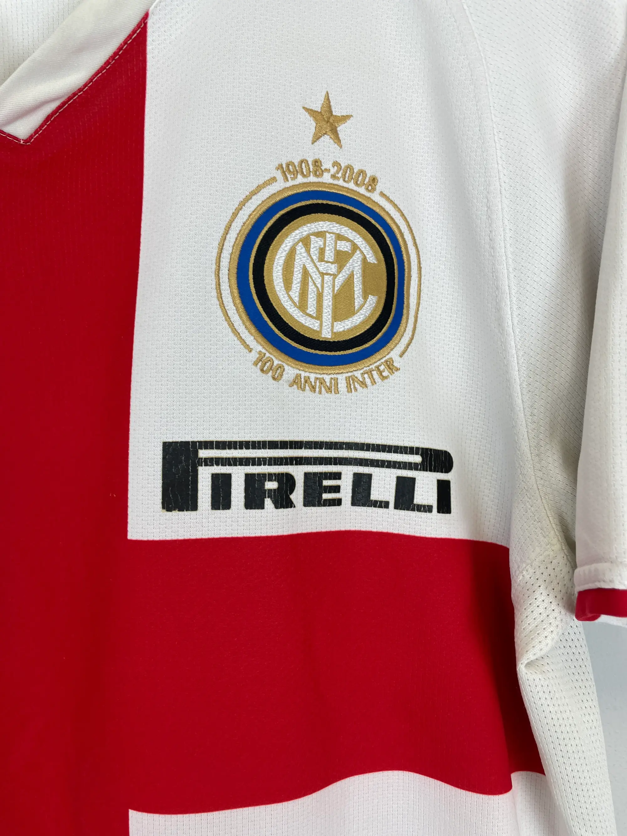 CULT KITS - 2007/08 INTER MILAN *CENTENARY* AWAY SHIRT (M) NIKE