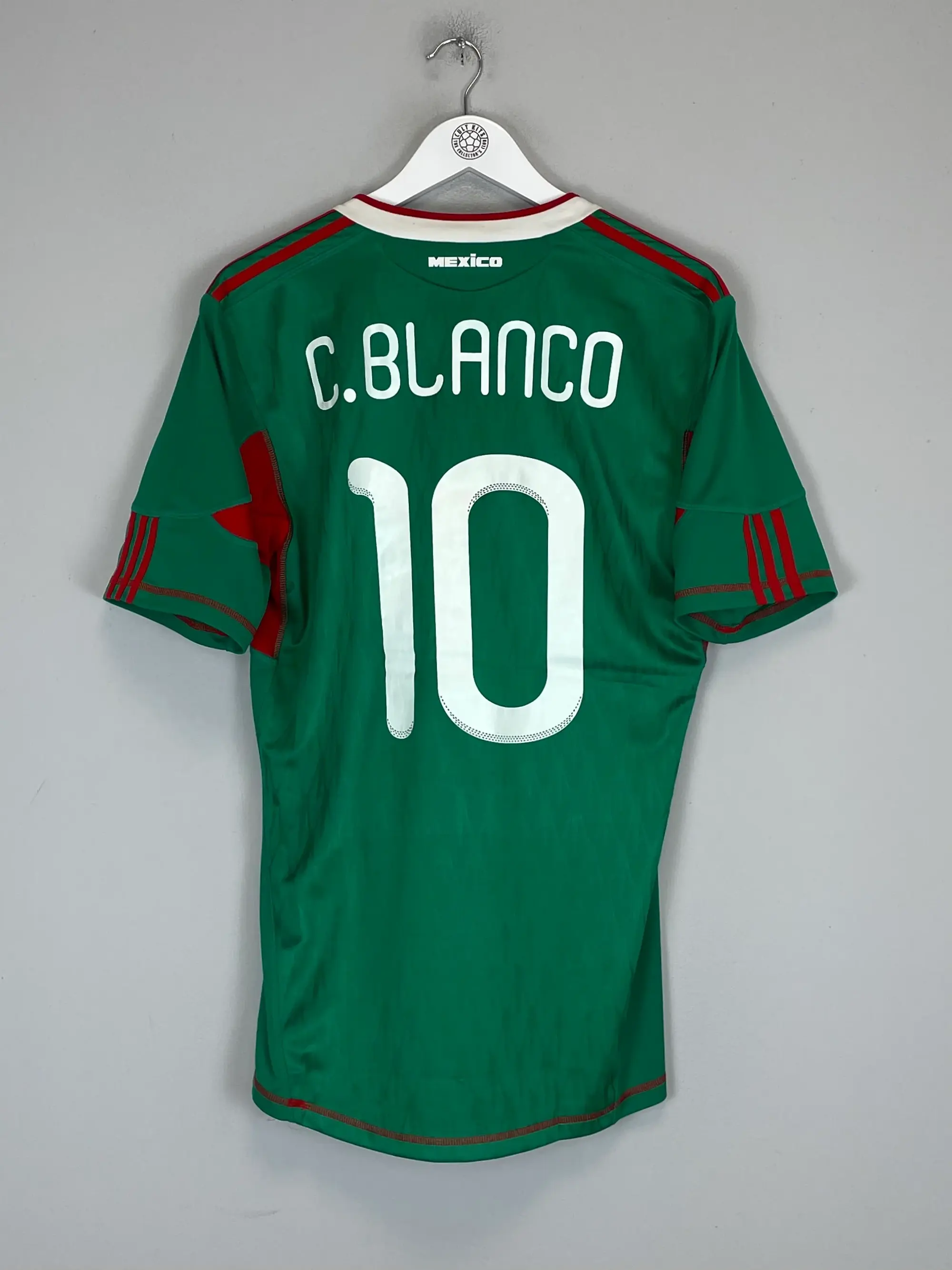 2010/11 MEXICO C.BLANCO #10 HOME SHIRT (M) ADIDAS | Cult Kits