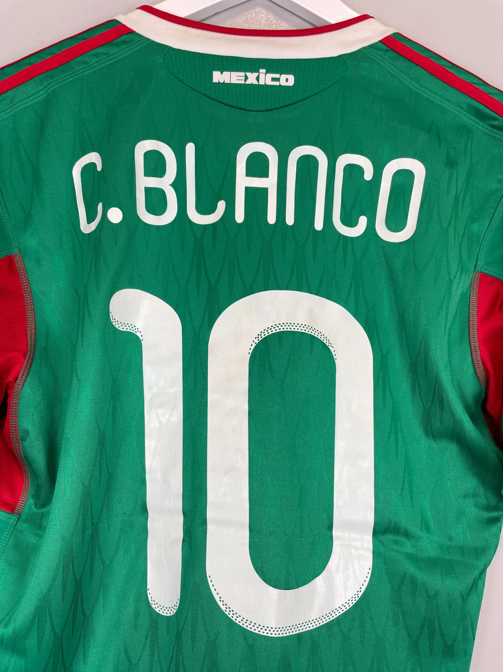 2010/11 MEXICO C.BLANCO #10 HOME SHIRT (M) ADIDAS | Cult Kits