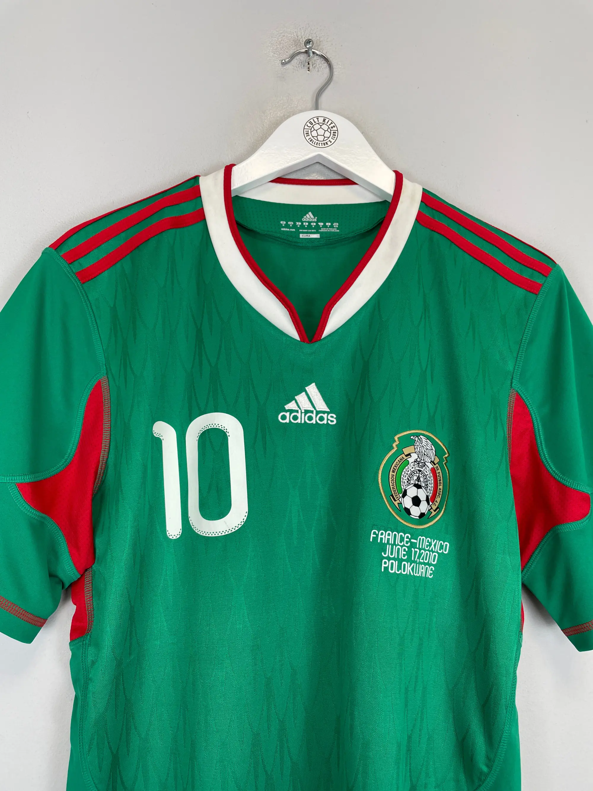 2010/11 MEXICO C.BLANCO #10 HOME SHIRT (M) ADIDAS | Cult Kits