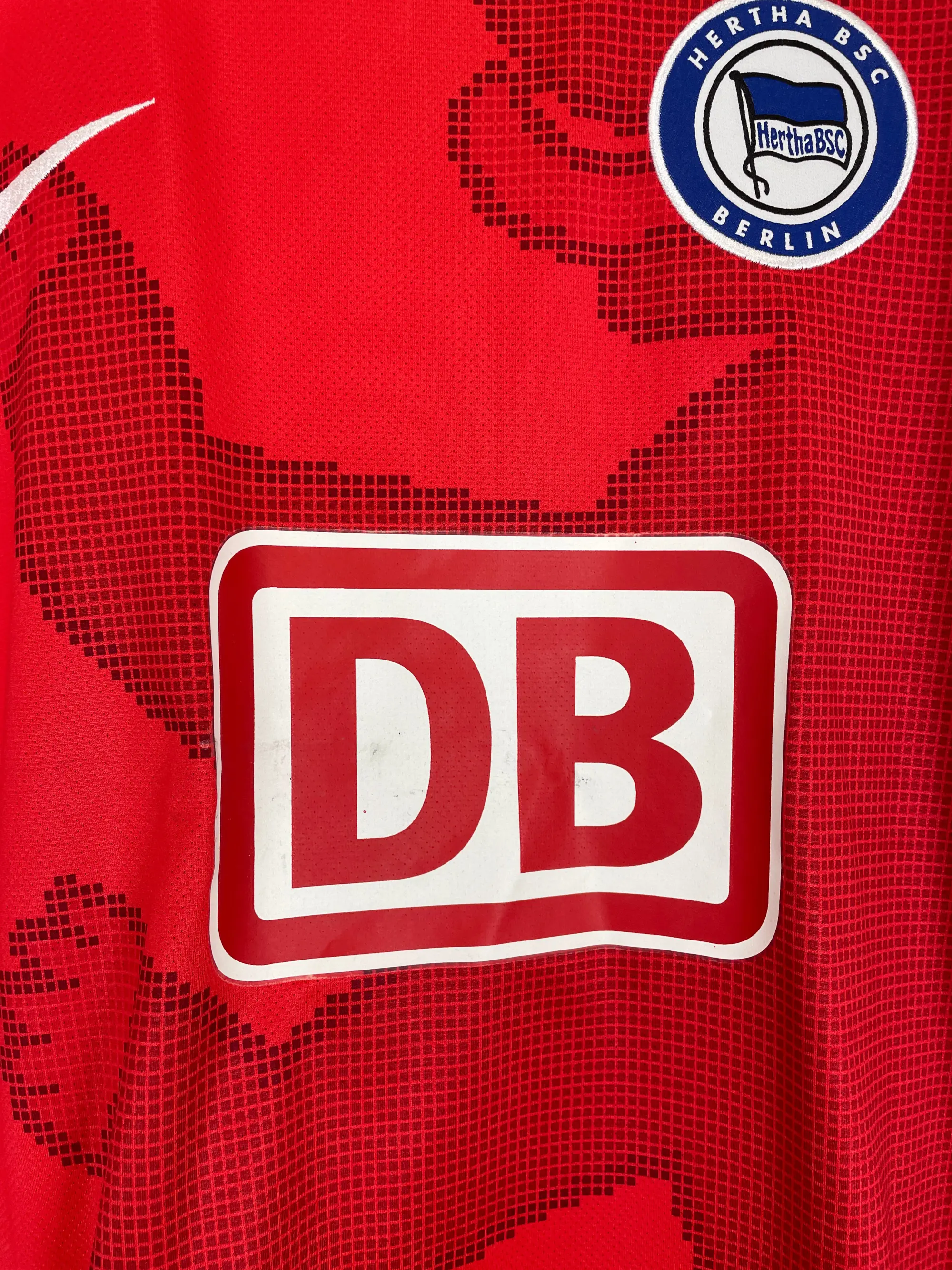 CULT KITS - 2010/11 HERTHA BERLIN NIEMEYER #18 *PLAYER ISSUE* L/S AWAY SHIRT (XL) NIKE