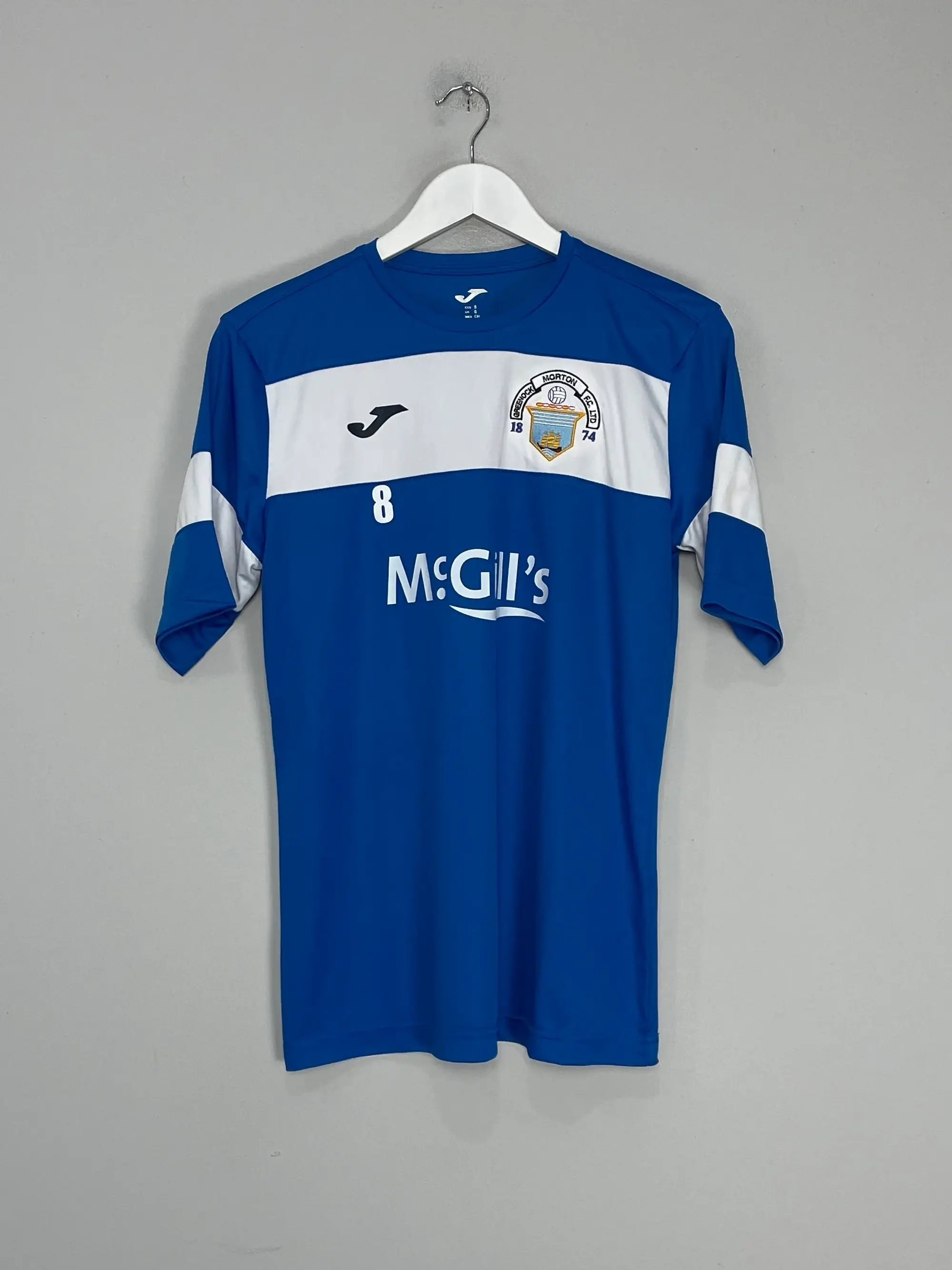 CULT KITS - 2022/23 GREENOCK MORTON #8 TRAINING SHIRT (S) JOMA