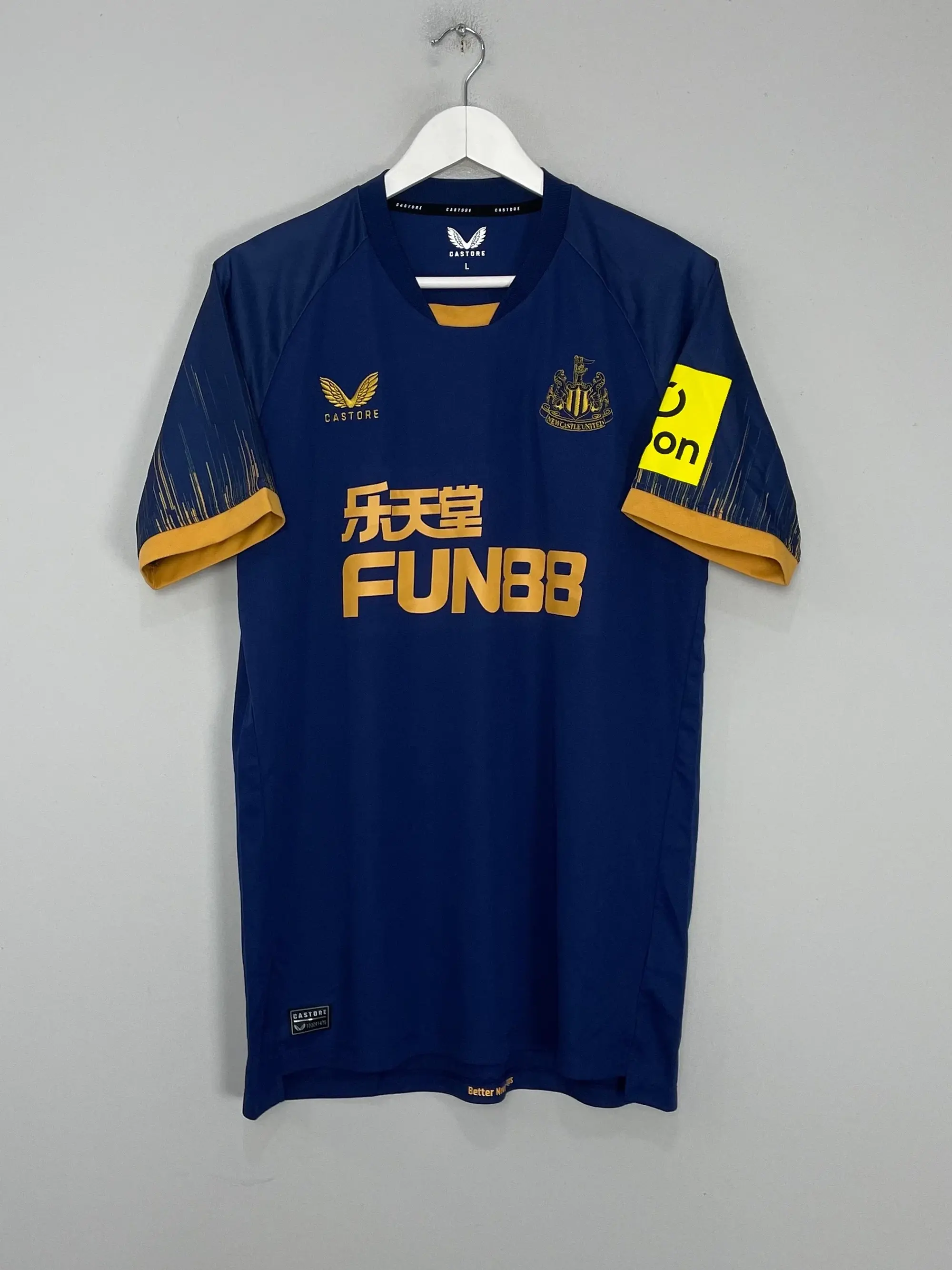 CULT KITS - 2022/23 NEWCASTLE JOELINTON #7 AWAY SHIRT (L) CASTORE