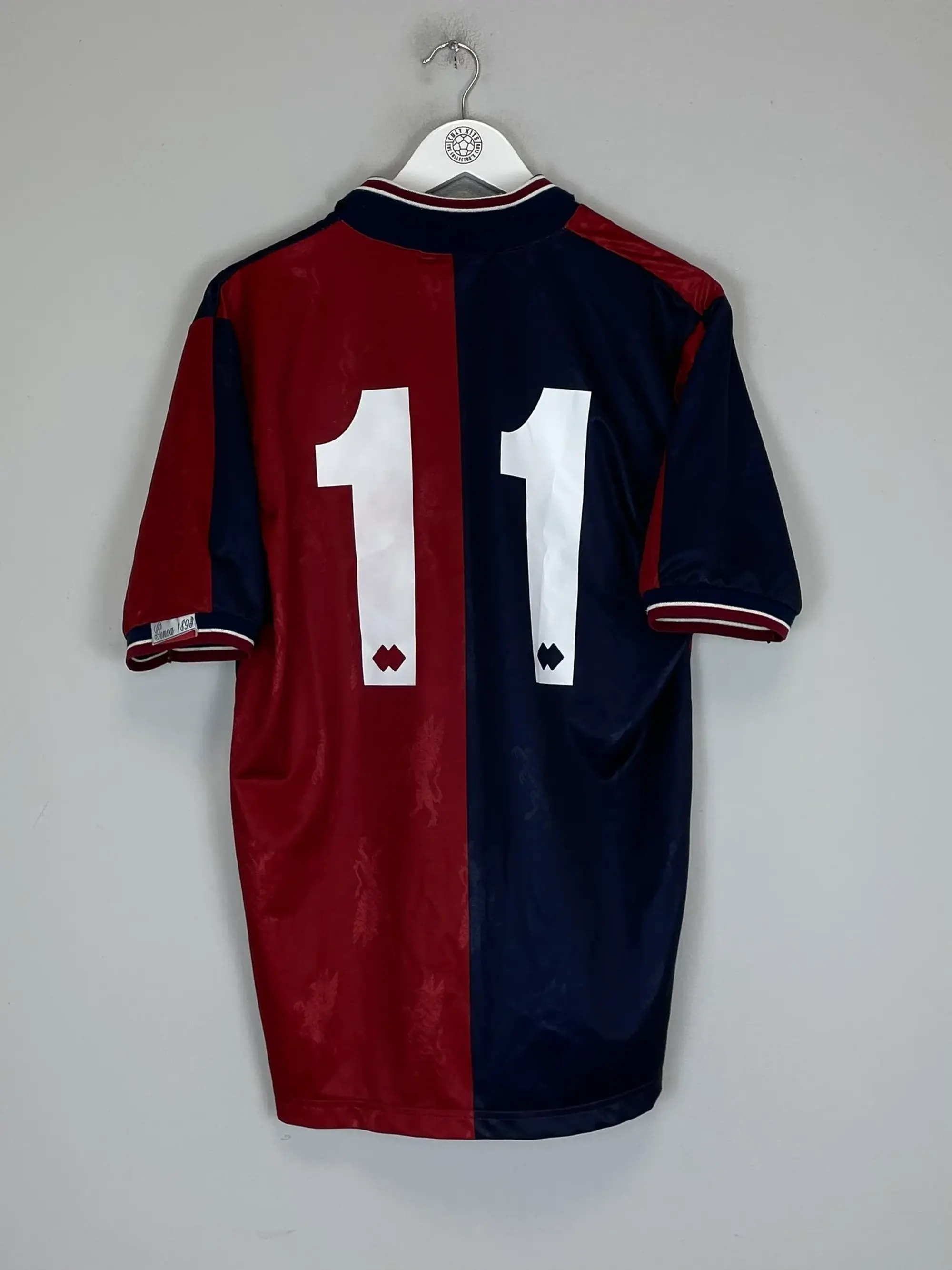 CULT KITS - 1994/95 GENOA #11 HOME SHIRT (L) ERREA