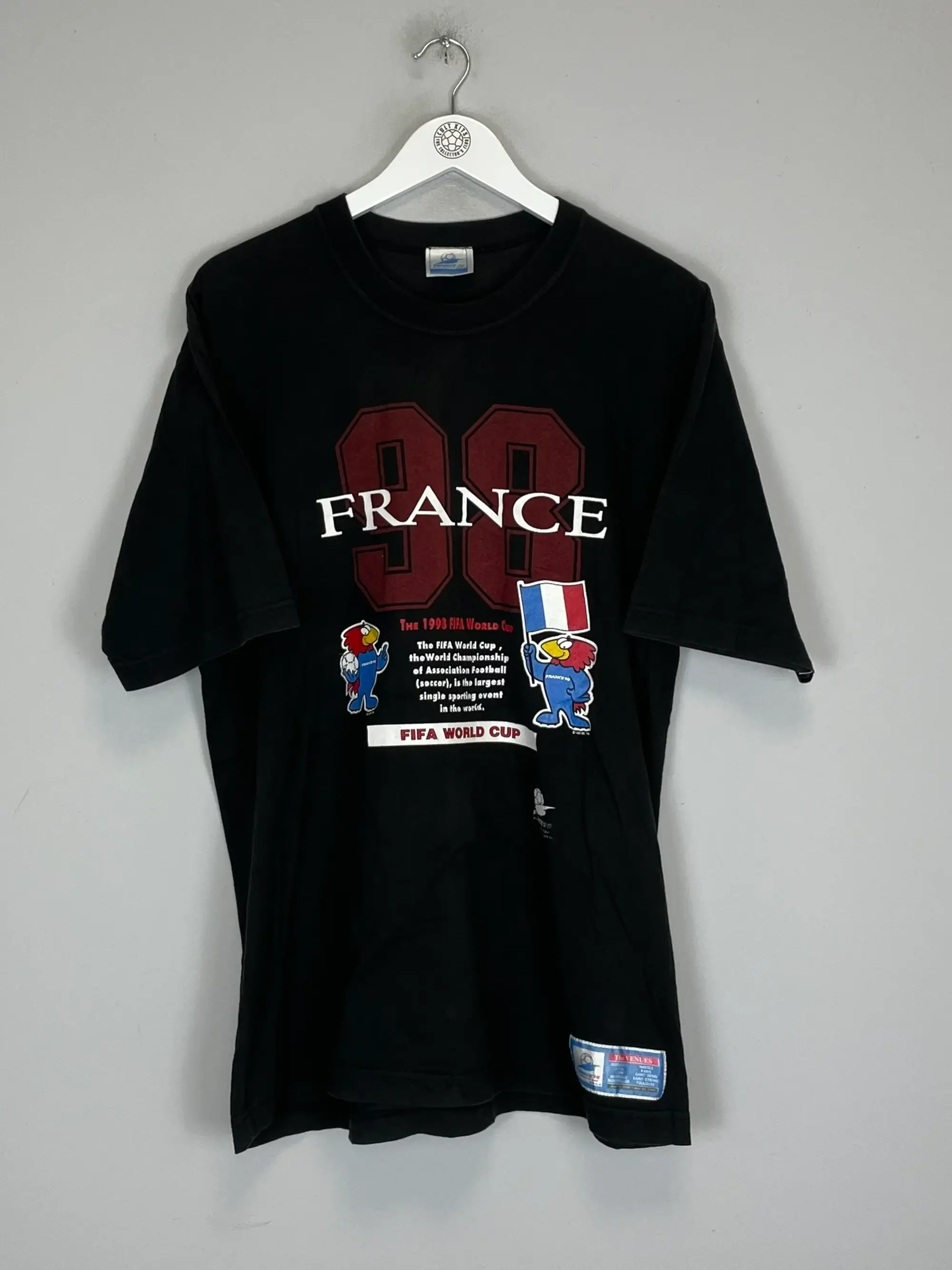 CULT KITS - 1998 FRANCE WORLD CUP T-SHIRT (M) OM