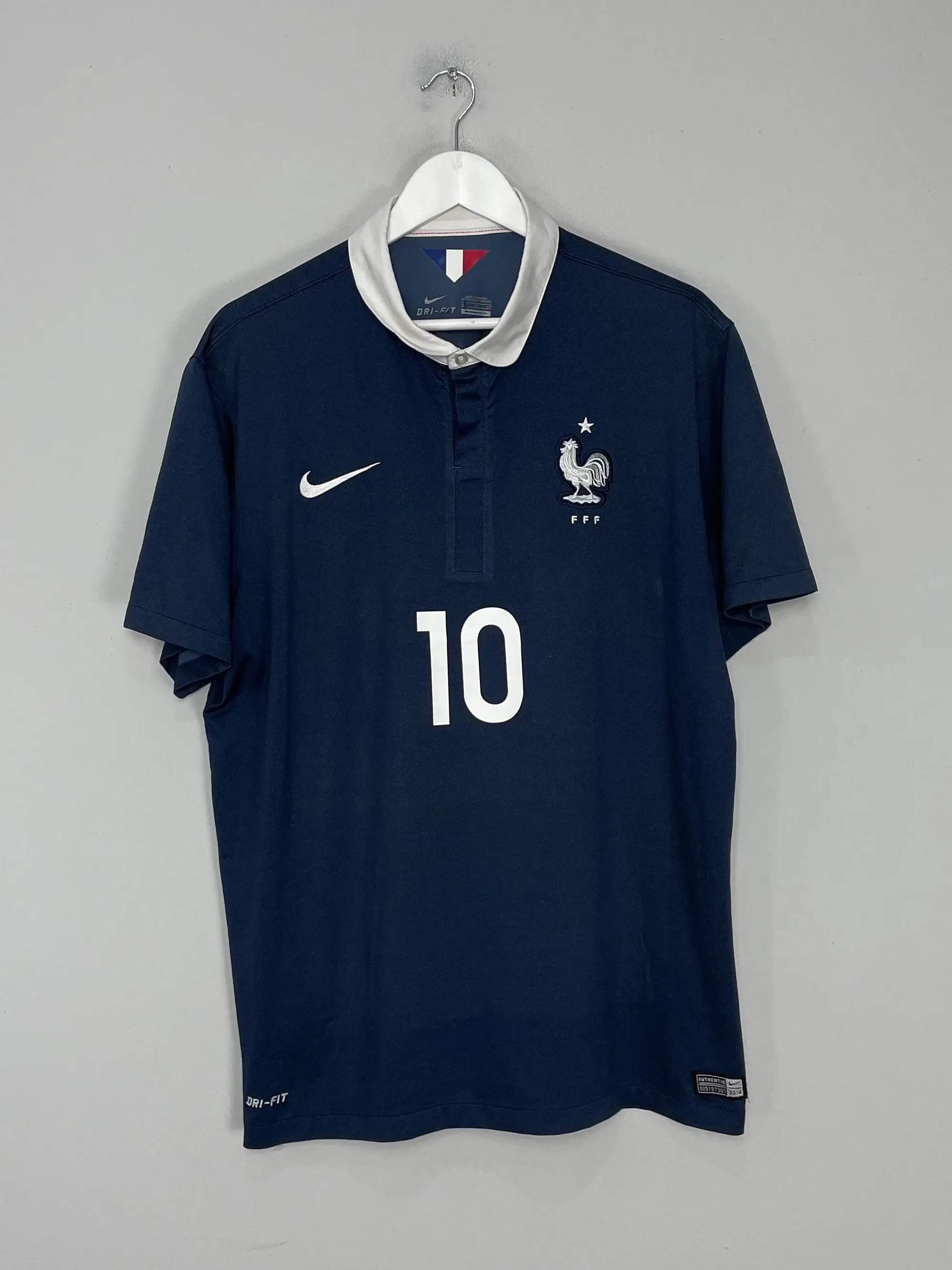 CULT KITS - 2014/16 FRANCE BENZEMA #10 HOME SHIRT (XL) NIKE