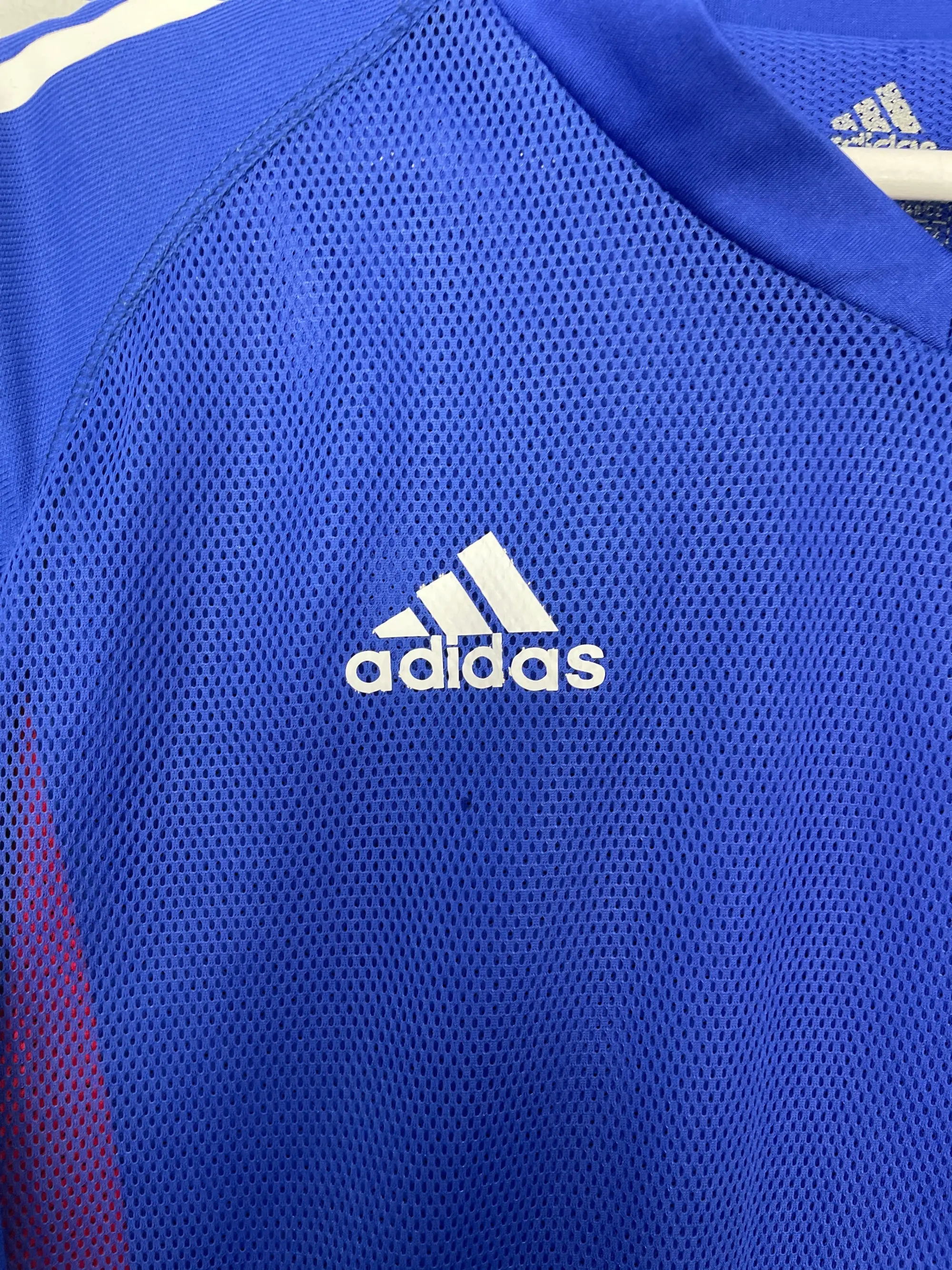 CULT KITS - 2002/04 FRANCE *PLAYER ISSUE* HOME SHIRT (M) ADIDAS
