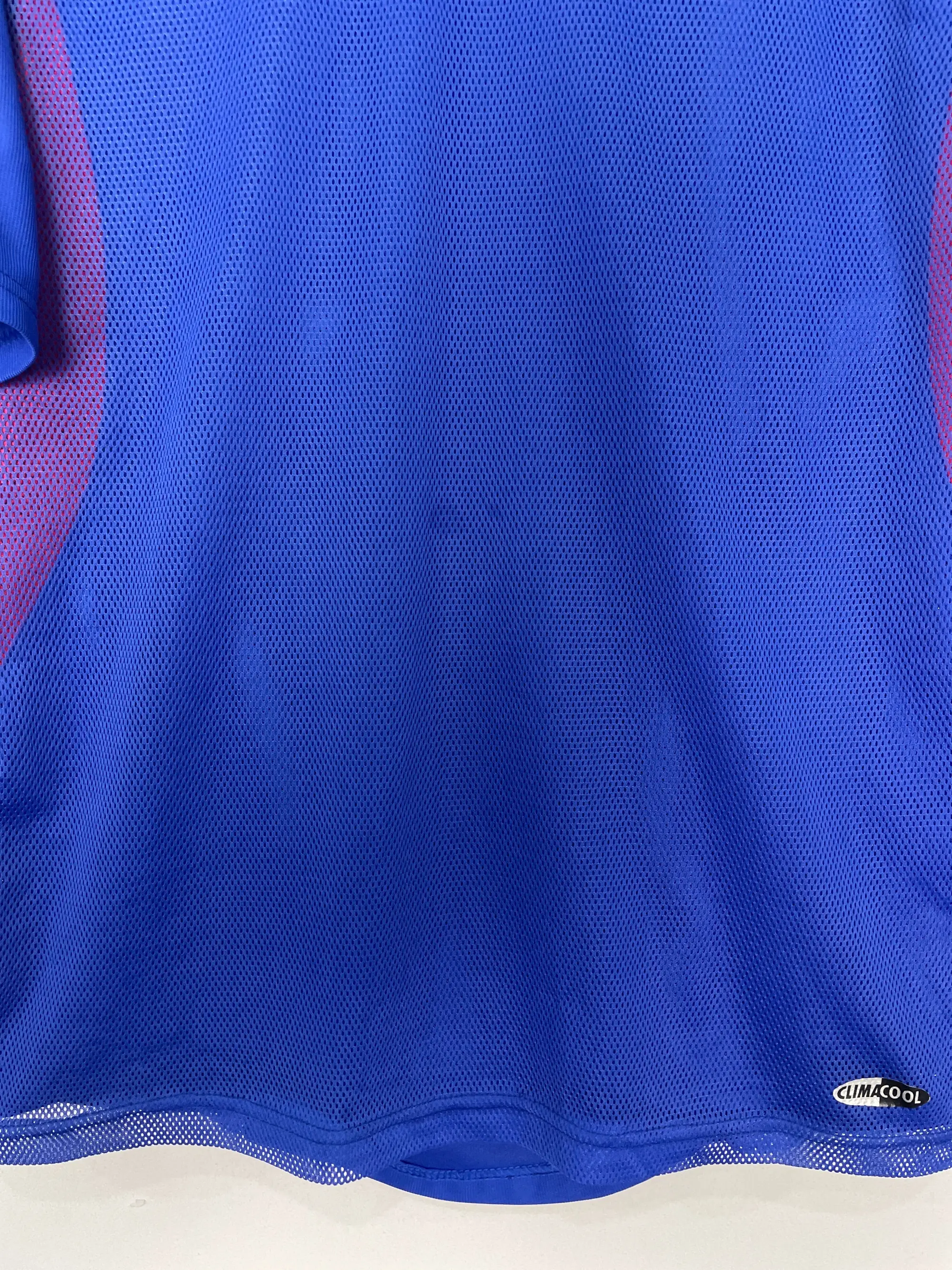 CULT KITS - 2002/04 FRANCE *PLAYER ISSUE* HOME SHIRT (M) ADIDAS