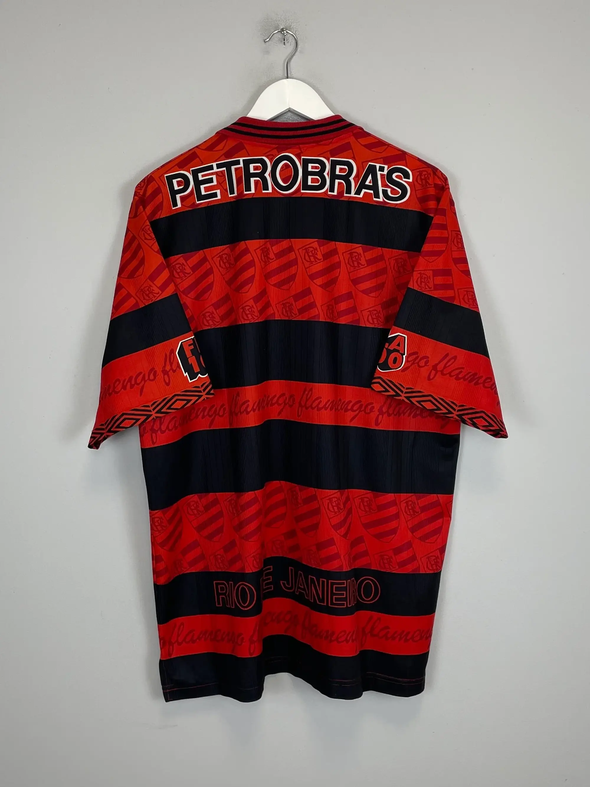 CULT KITS - 1994/95 FLAMENGO *CENTENARY* HOME SHIRT (L) UMBRO