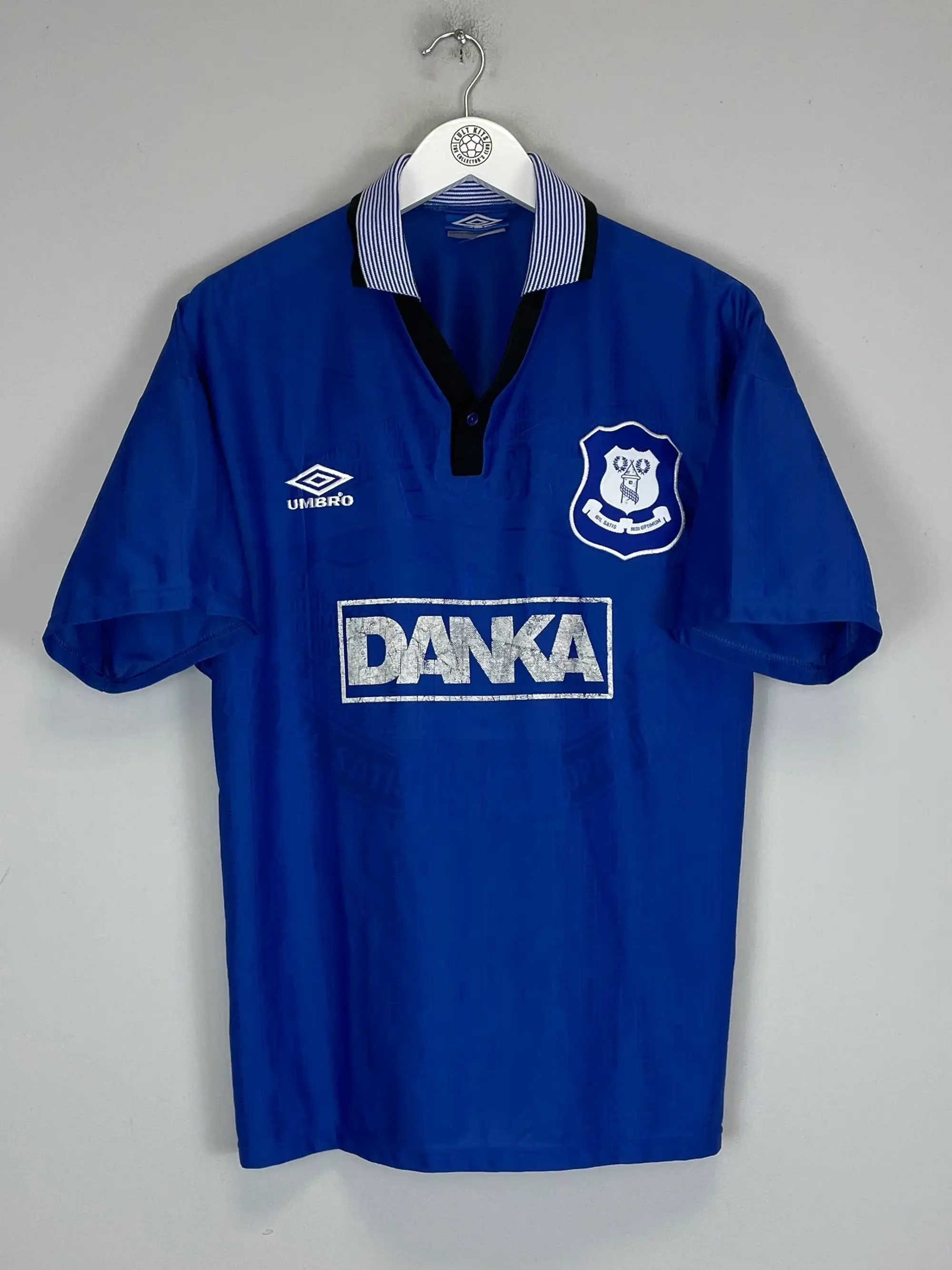CULT KITS - 1995/97 EVERTON HOME SHIRT (M) UMBRO