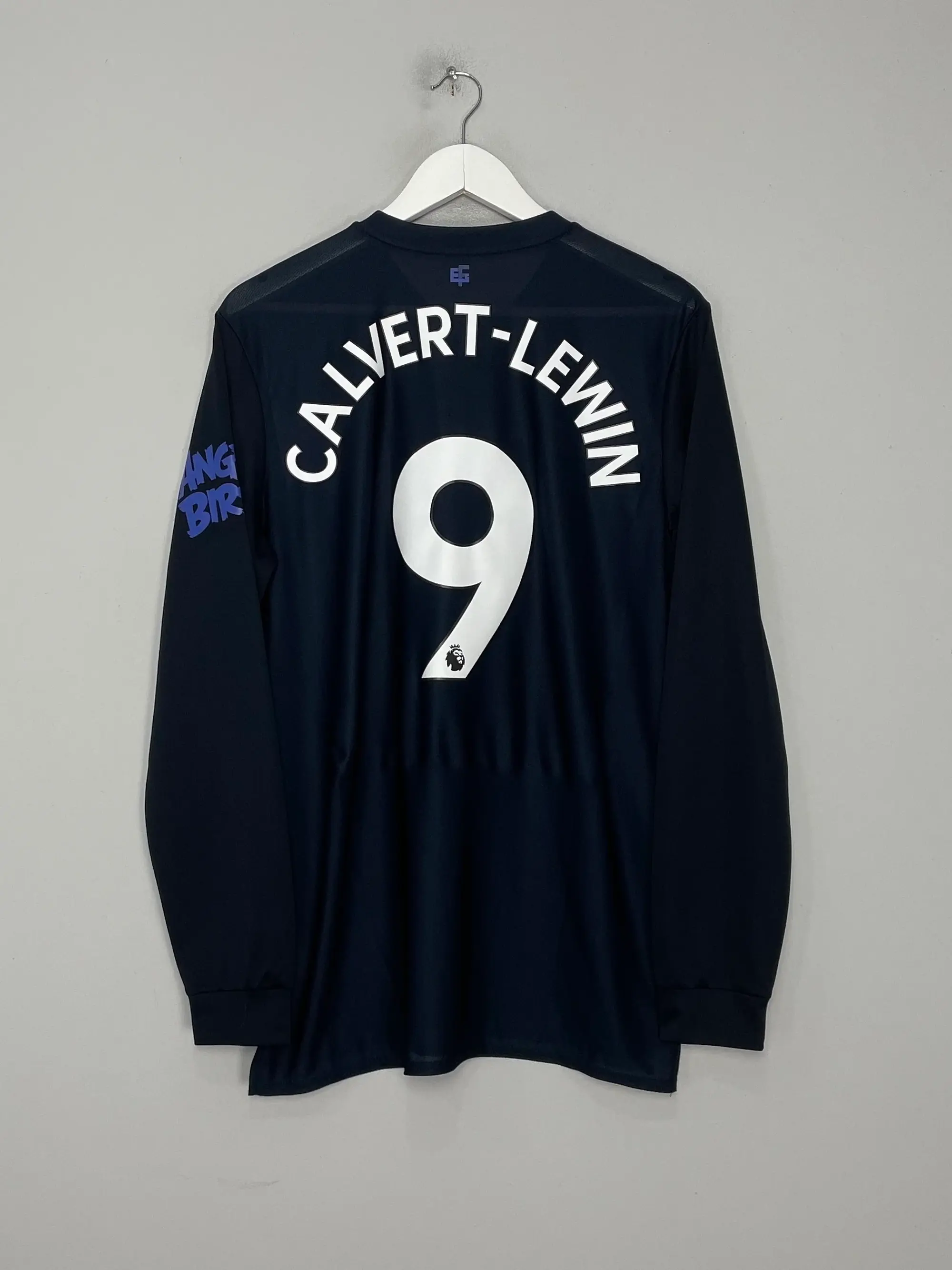 CULT KITS - 2019/20 EVERTON CALVERT LEWIN #9 L/S THIRD SHIRT (L) UMBRO