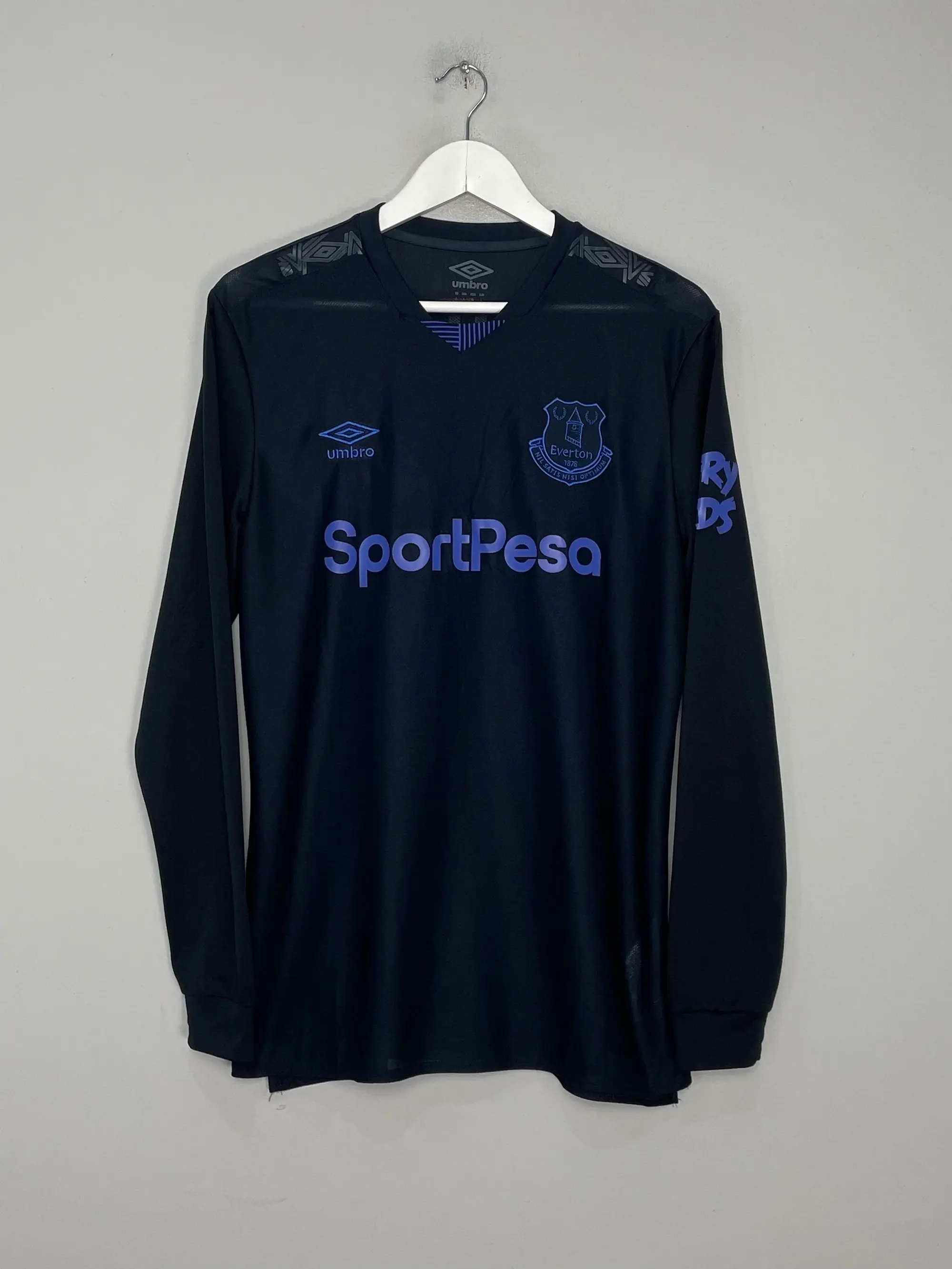 CULT KITS - 2019/20 EVERTON CALVERT LEWIN #9 L/S THIRD SHIRT (L) UMBRO