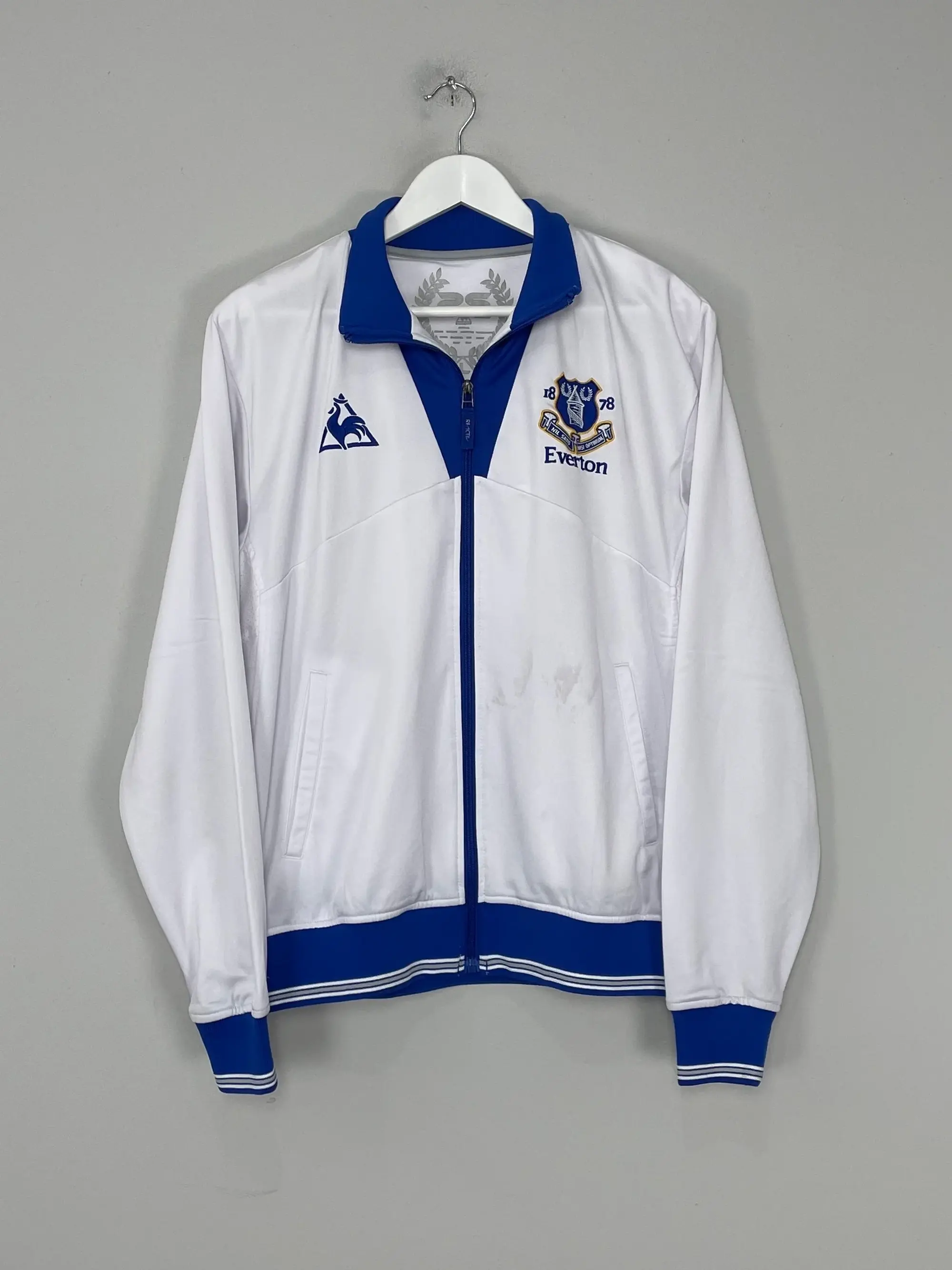 CULT KITS - 2009/10 EVERTON TRACK JACKET (L) LE COQ