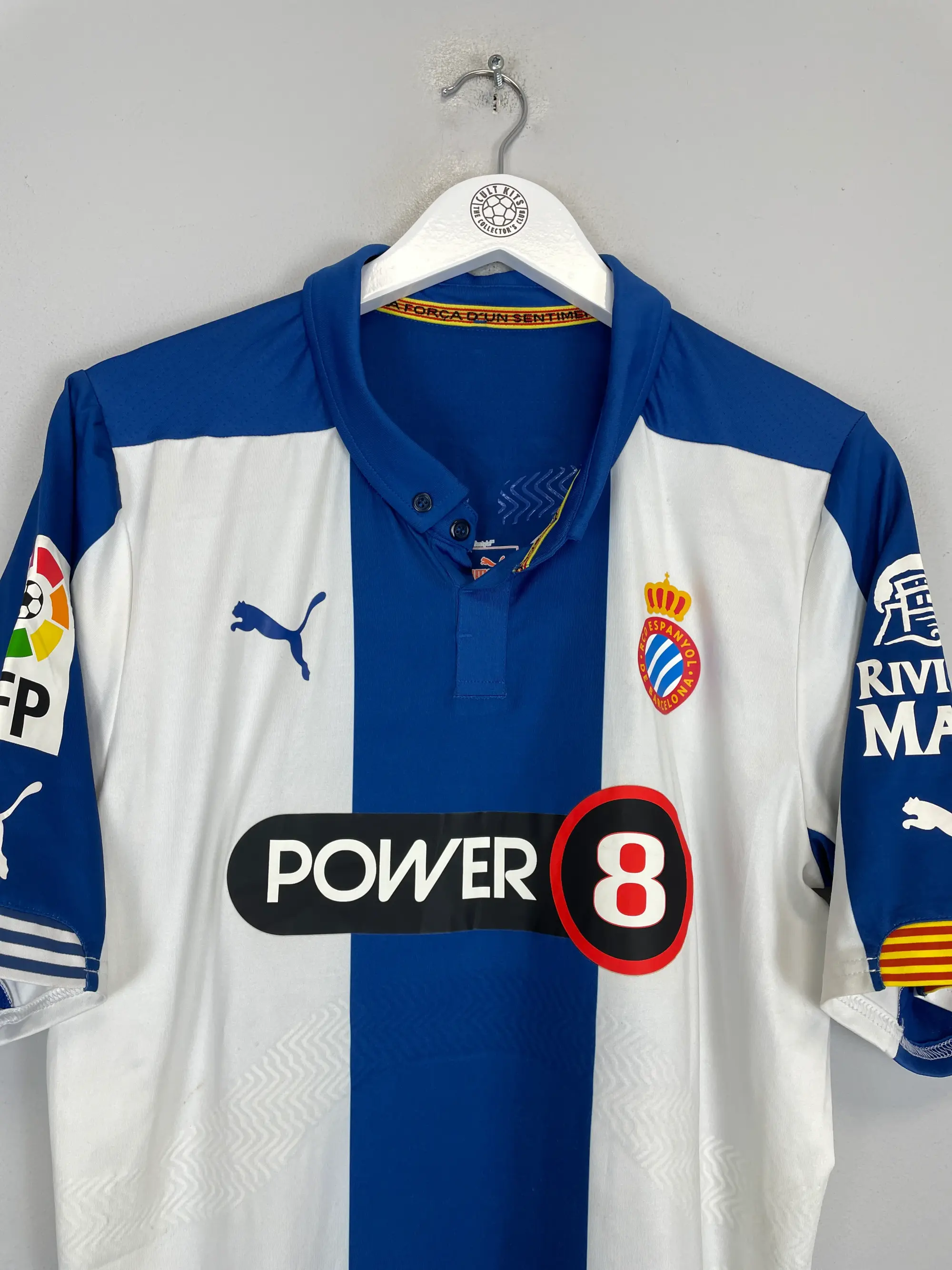 CULT KITS - 2014/15 ESPANYOL S.GARCIA #9 HOME SHIRT (XXL) PUMA