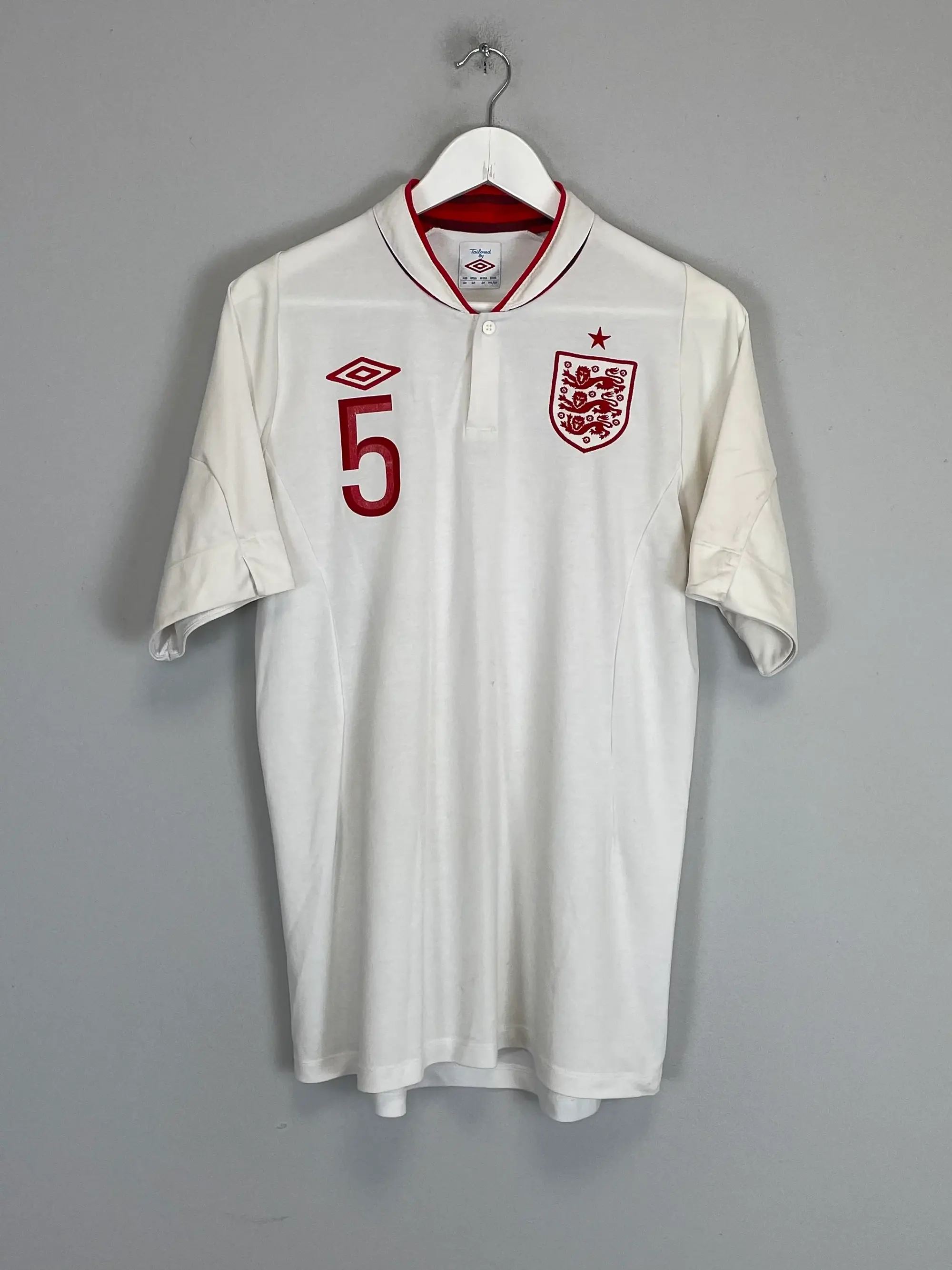 CULT KITS - 2012/13 ENGLAND #5 HOME SHIRT (M) UMBRO
