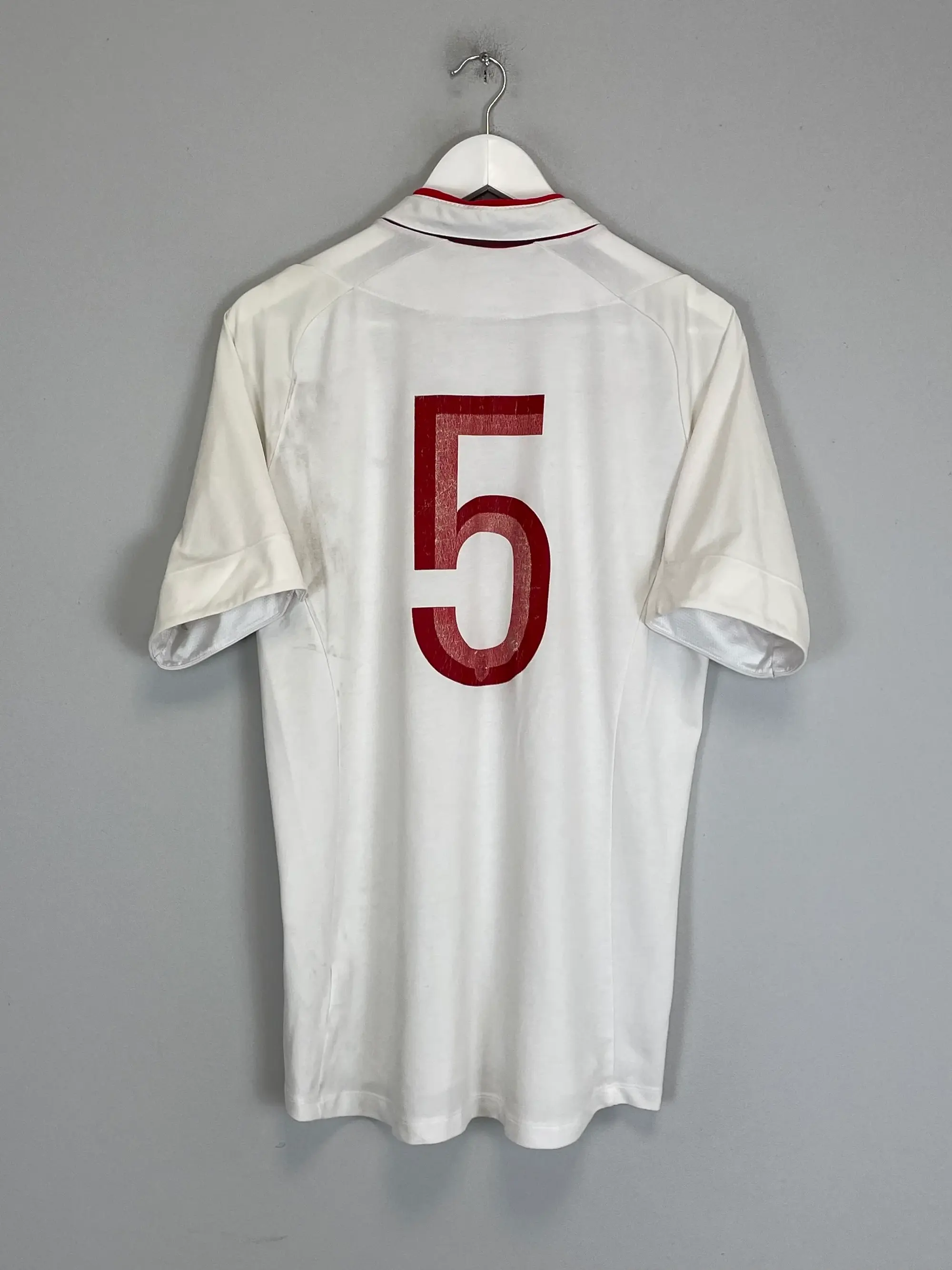 CULT KITS - 2012/13 ENGLAND #5 HOME SHIRT (M) UMBRO