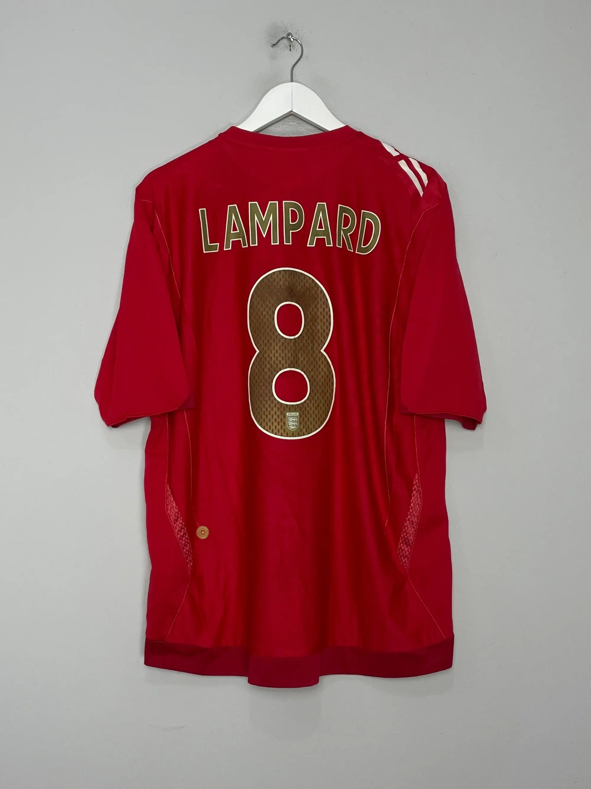 CULT KITS - 2006/08 ENGLAND LAMPARD #8 AWAY SHIRT (XXL) UMBRO