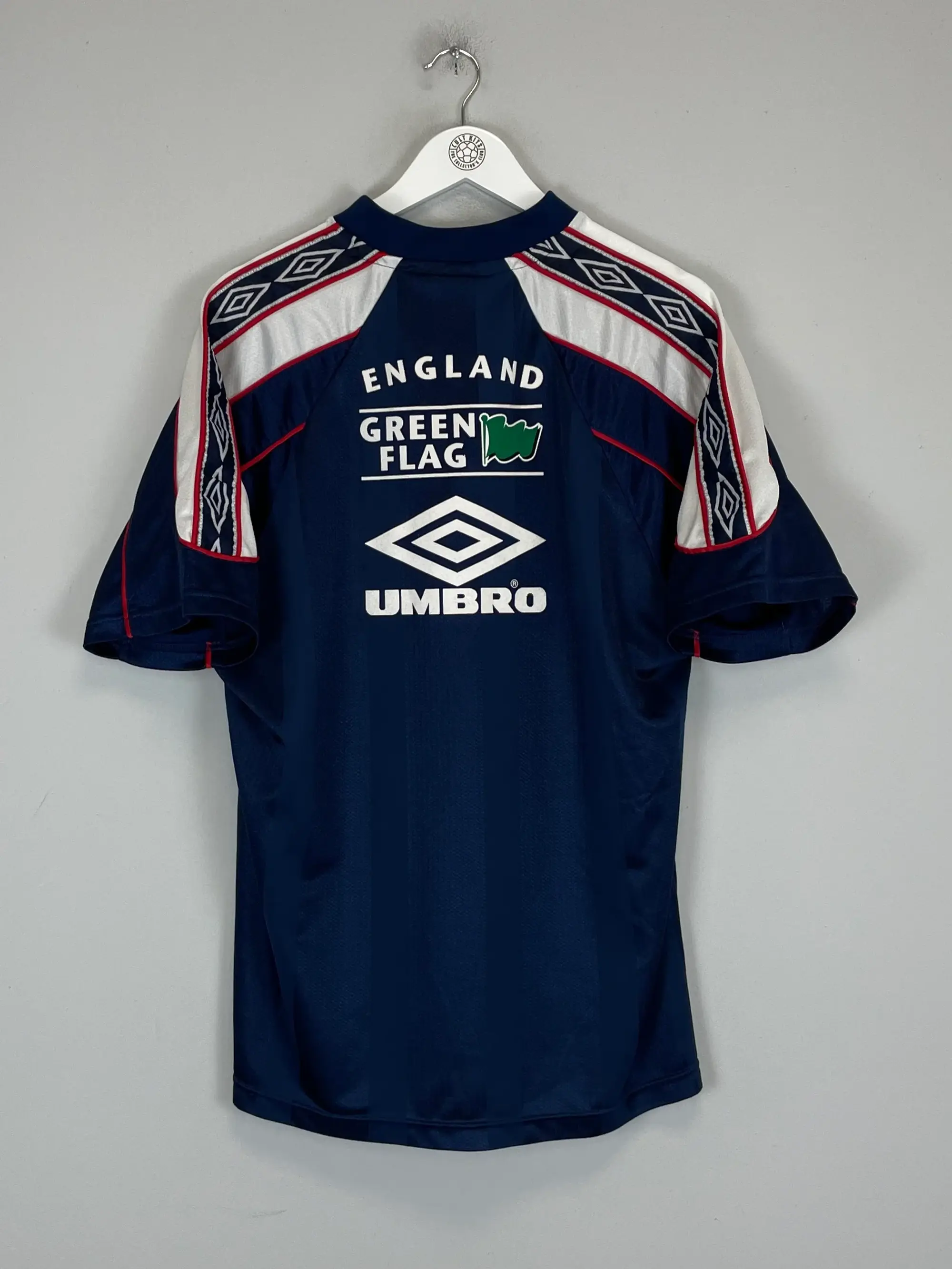 CULT KITS - 1997/99 ENGLAND TRAINING SHIRT (L) UMBRO