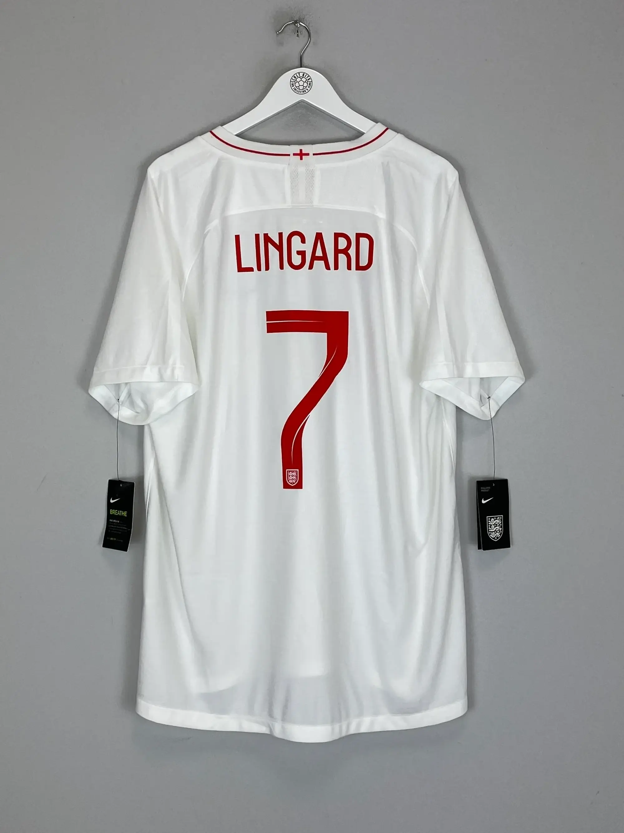 CULT KITS - 2018/19 ENGLAND LINGARD #7 *BNWT* HOME SHIRT (XXL) NIKE