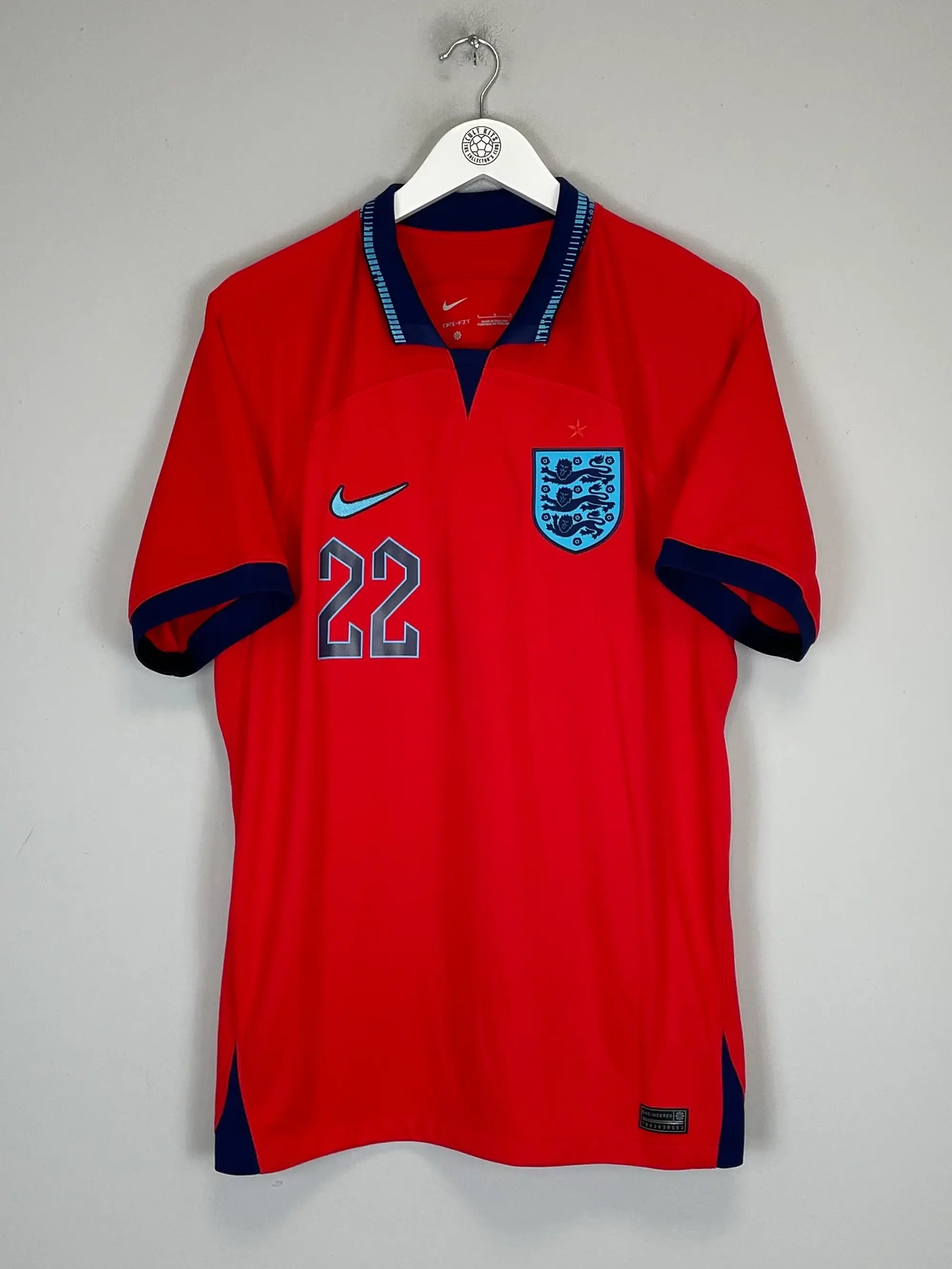 CULT KITS - 2022/23 ENGLAND BELLINGHAM #22 AWAY SHIRT (L) NIKE