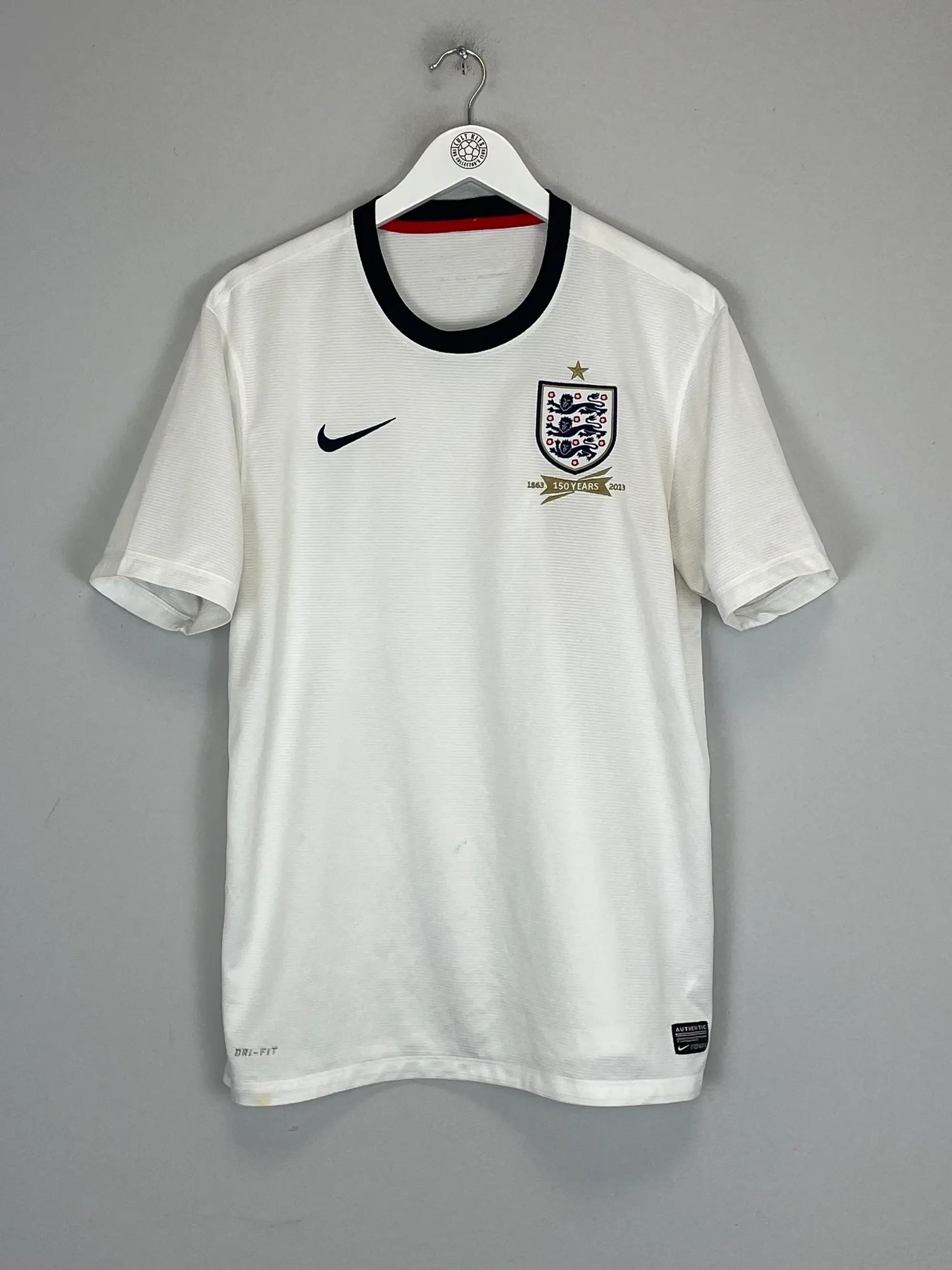 CULT KITS - 2013/14 ENGLAND *150 YEARS* HOME SHIRT (L) NIKE
