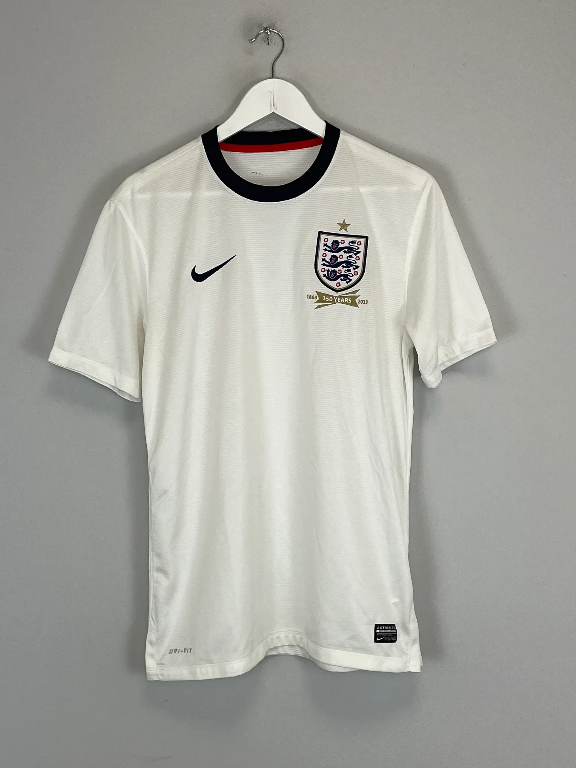 CULT KITS - 2013 ENGLAND *150 YEAR* HOME SHIRT (M) NIKE
