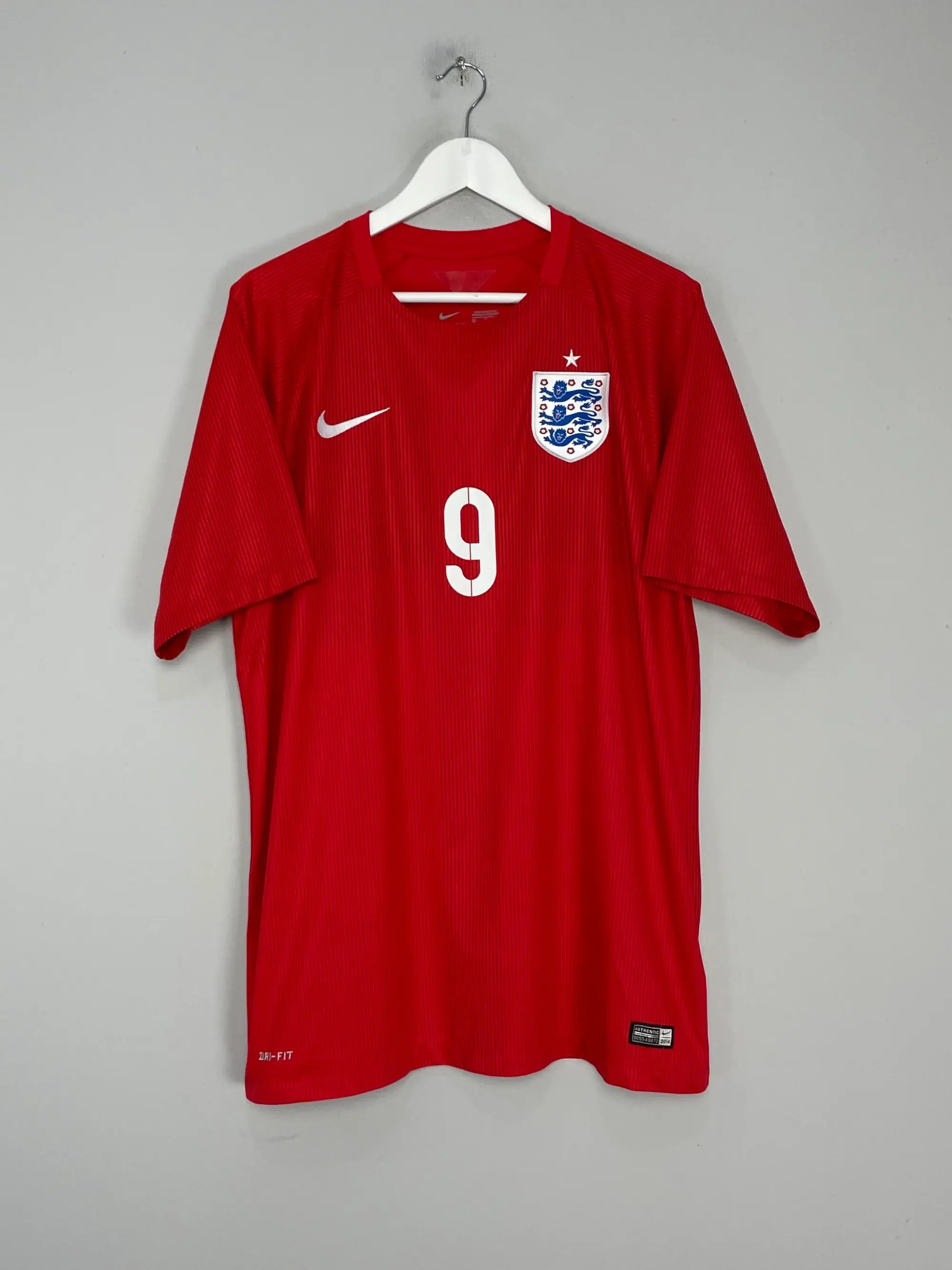 CULT KITS - 2018/19 ENGLAND STURRIDGE #9 AWAY SHIRT (XL) NIKE