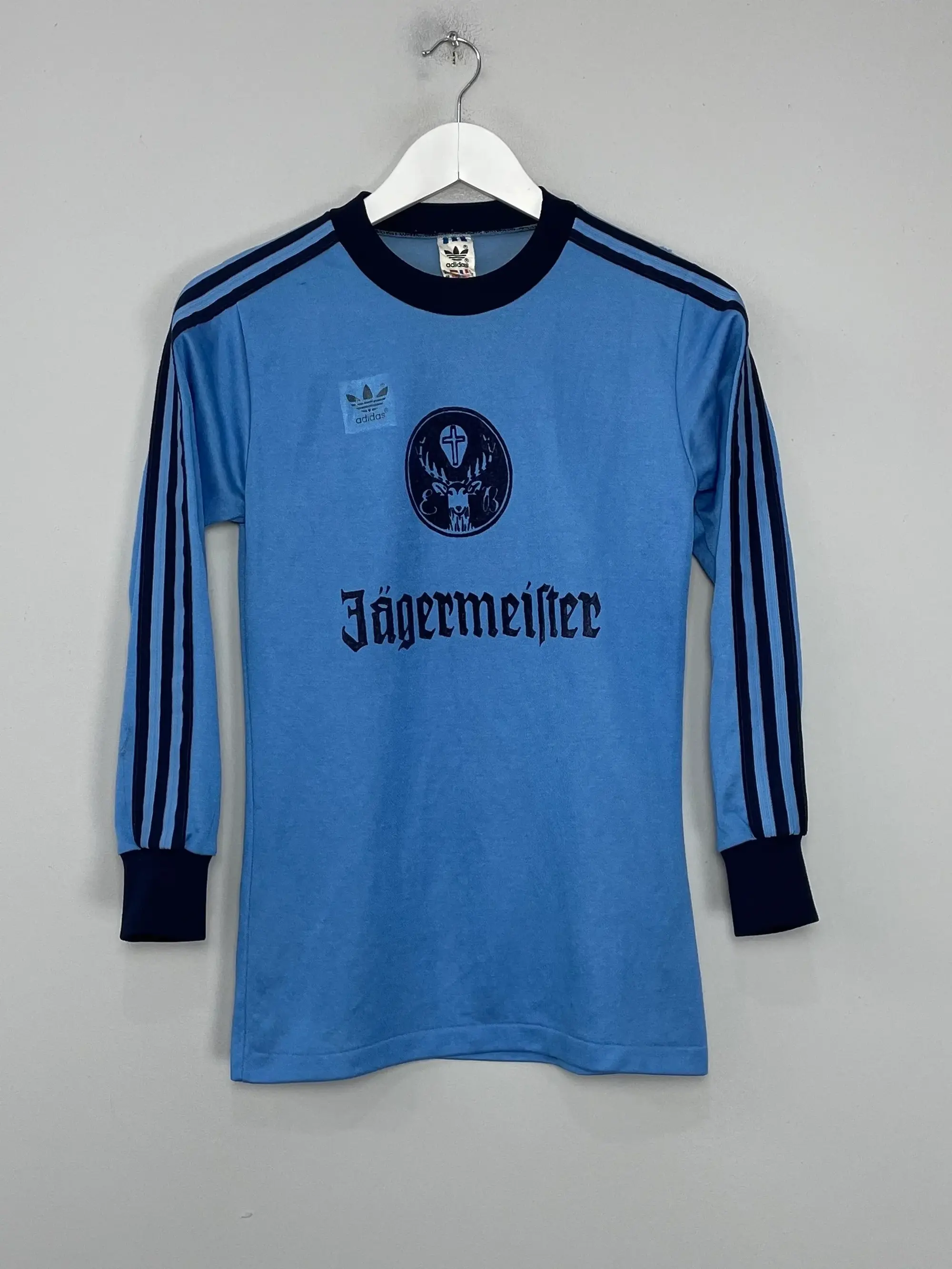 CULT KITS - 1976/78 EINTRACHT BRAUNSCHWEIG L/S AWAY SHIRT (S) ADIDAS