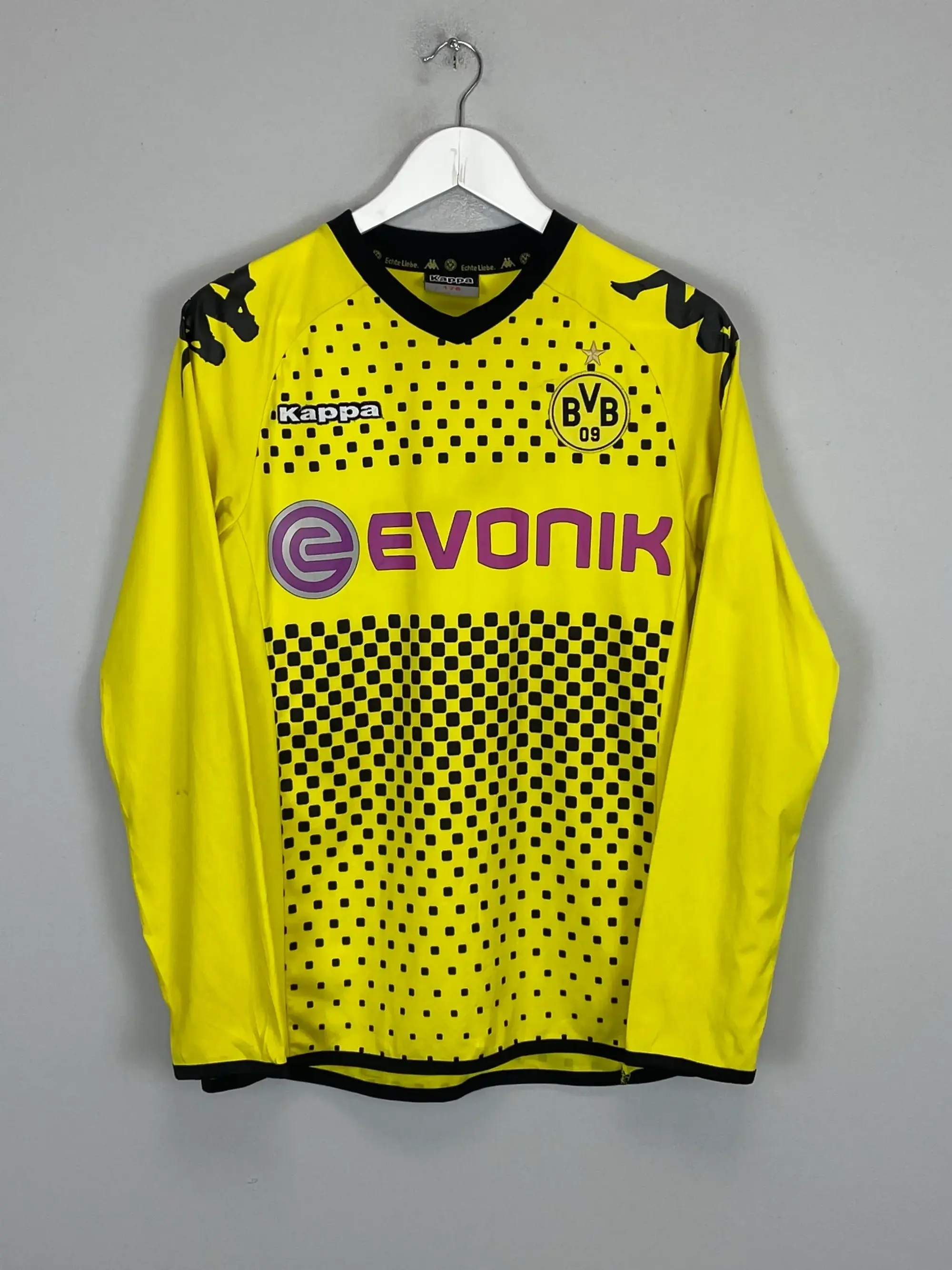 CULT KITS - 2011/12 DORTMUND LEWANDOWSKI #9 L/S HOME SHIRT (S) KAPPA