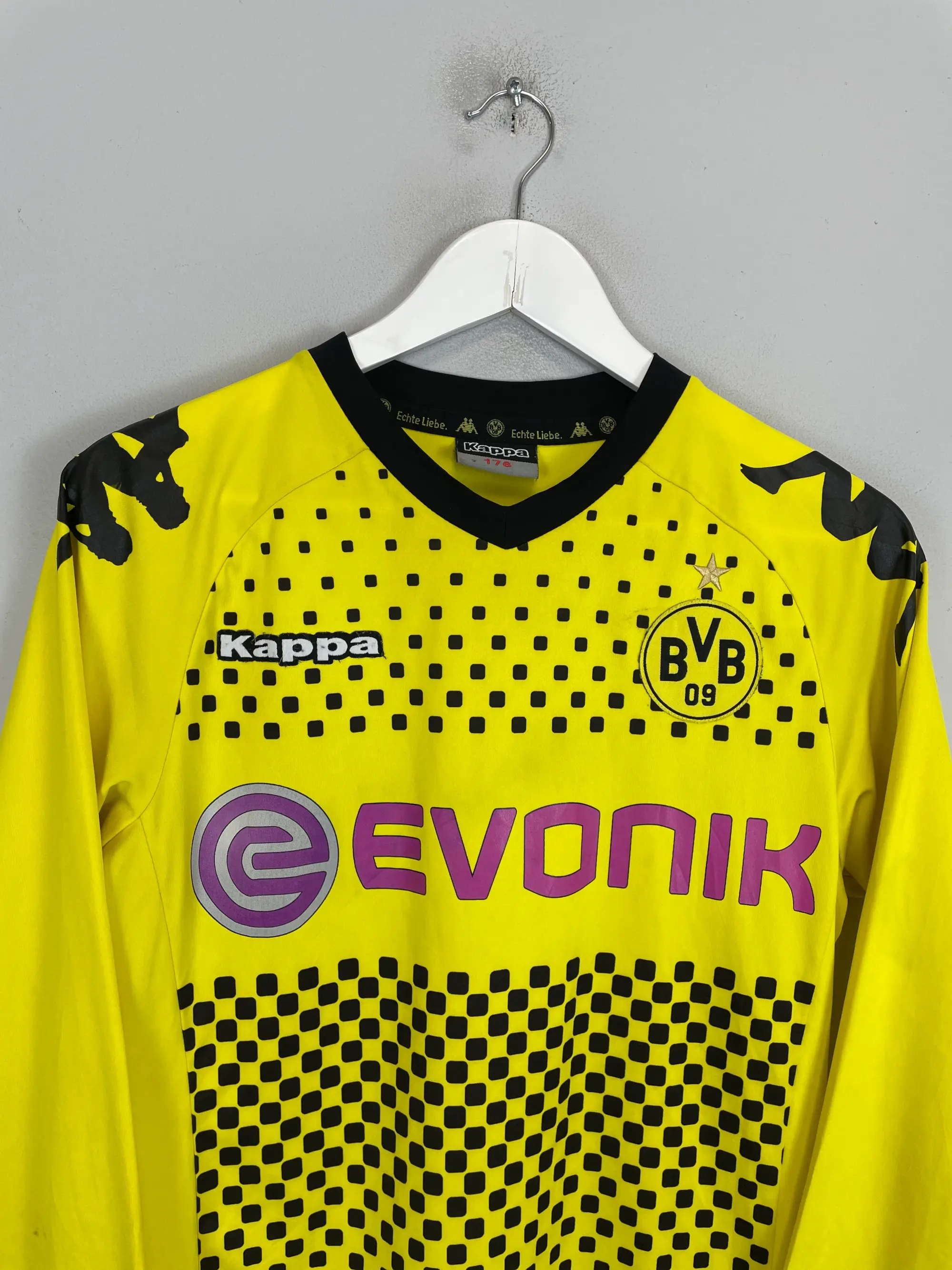 CULT KITS - 2011/12 DORTMUND LEWANDOWSKI #9 L/S HOME SHIRT (S) KAPPA