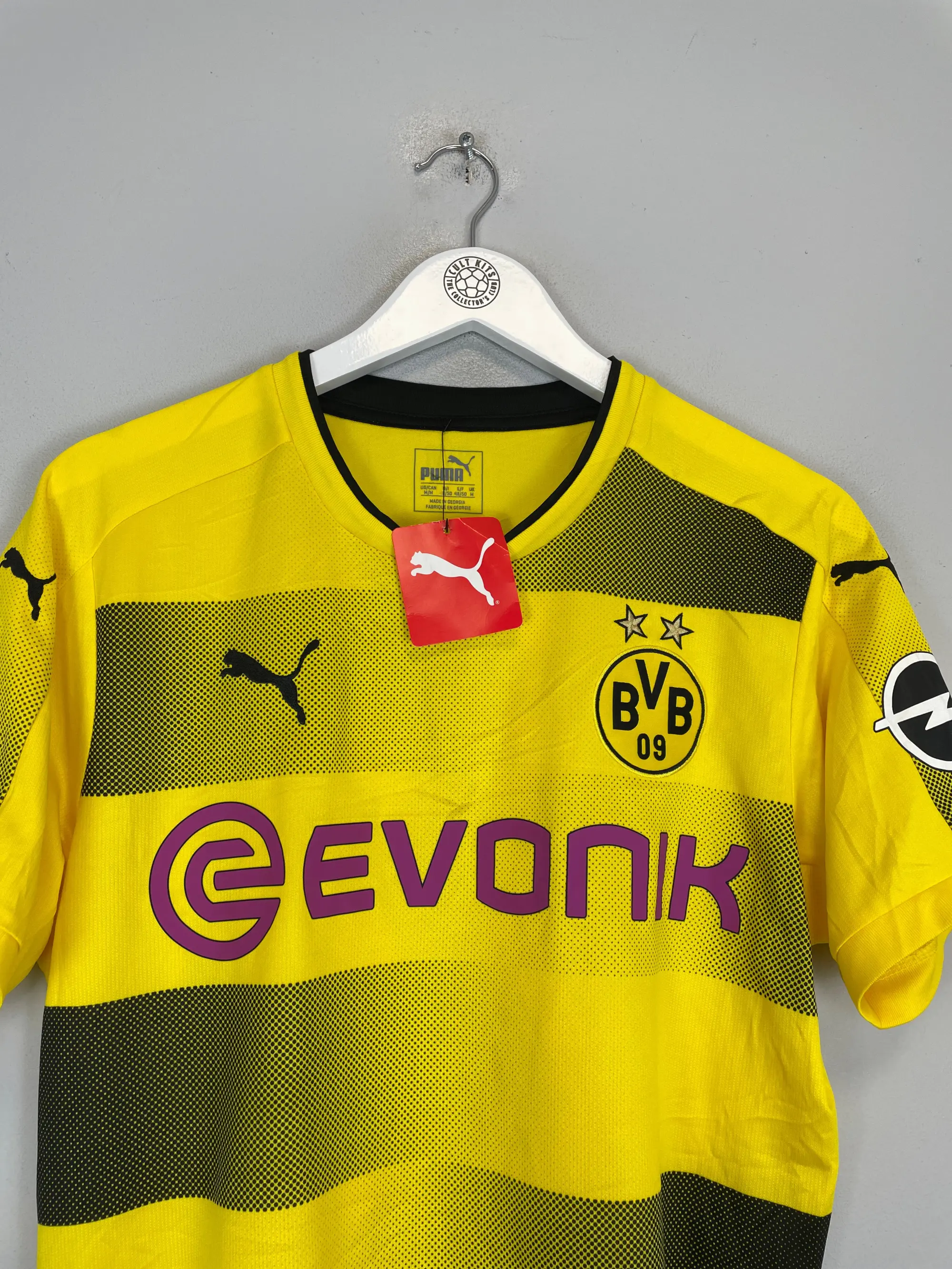 CULT KITS - 2017/18 DORTMUND PULISIC #22 *BNWT* HOME SHIRT (M) PUMA