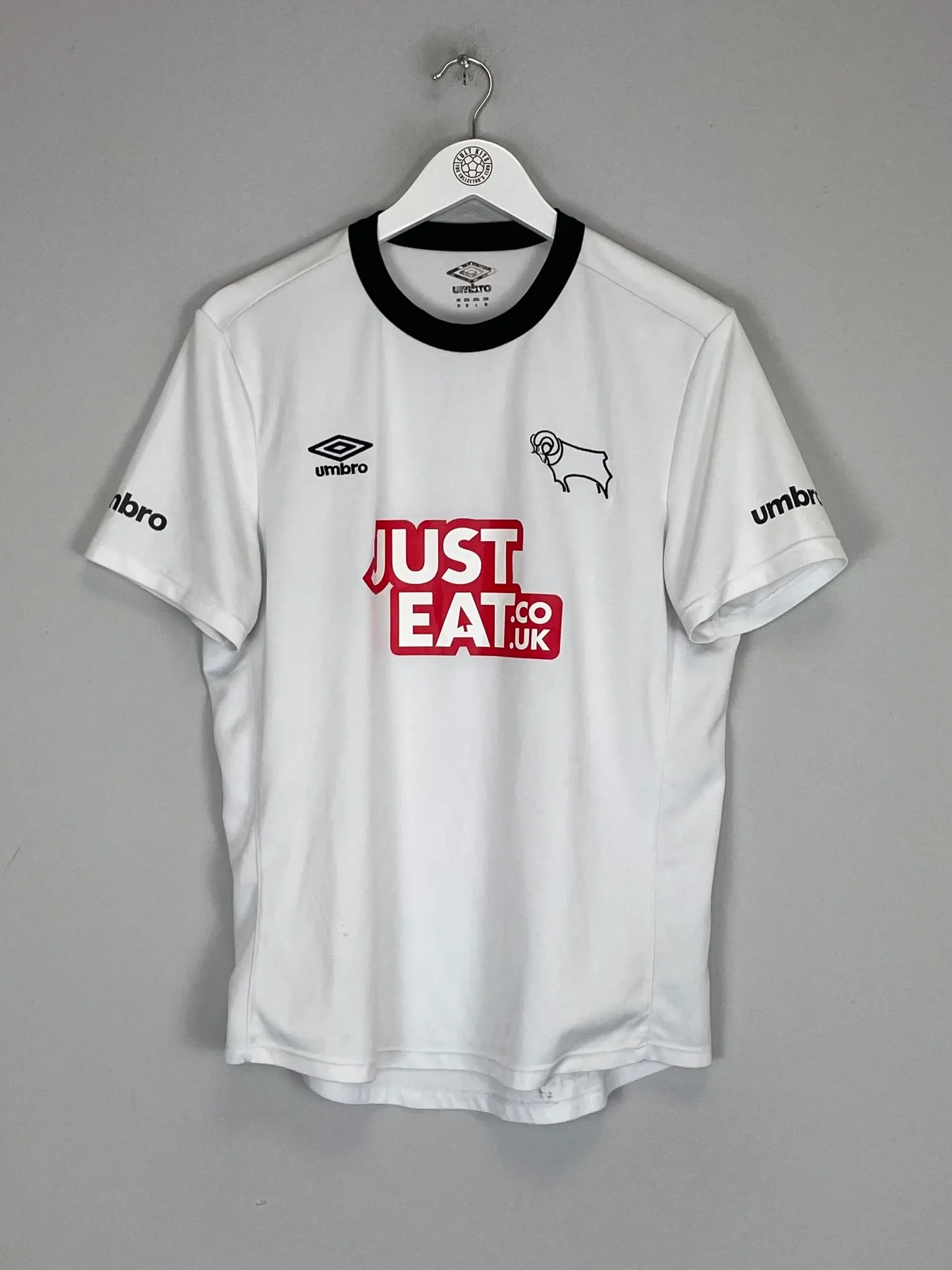 CULT KITS - 2014/15 DERBY COUNTY HOME SHIRT (M) UMBRO
