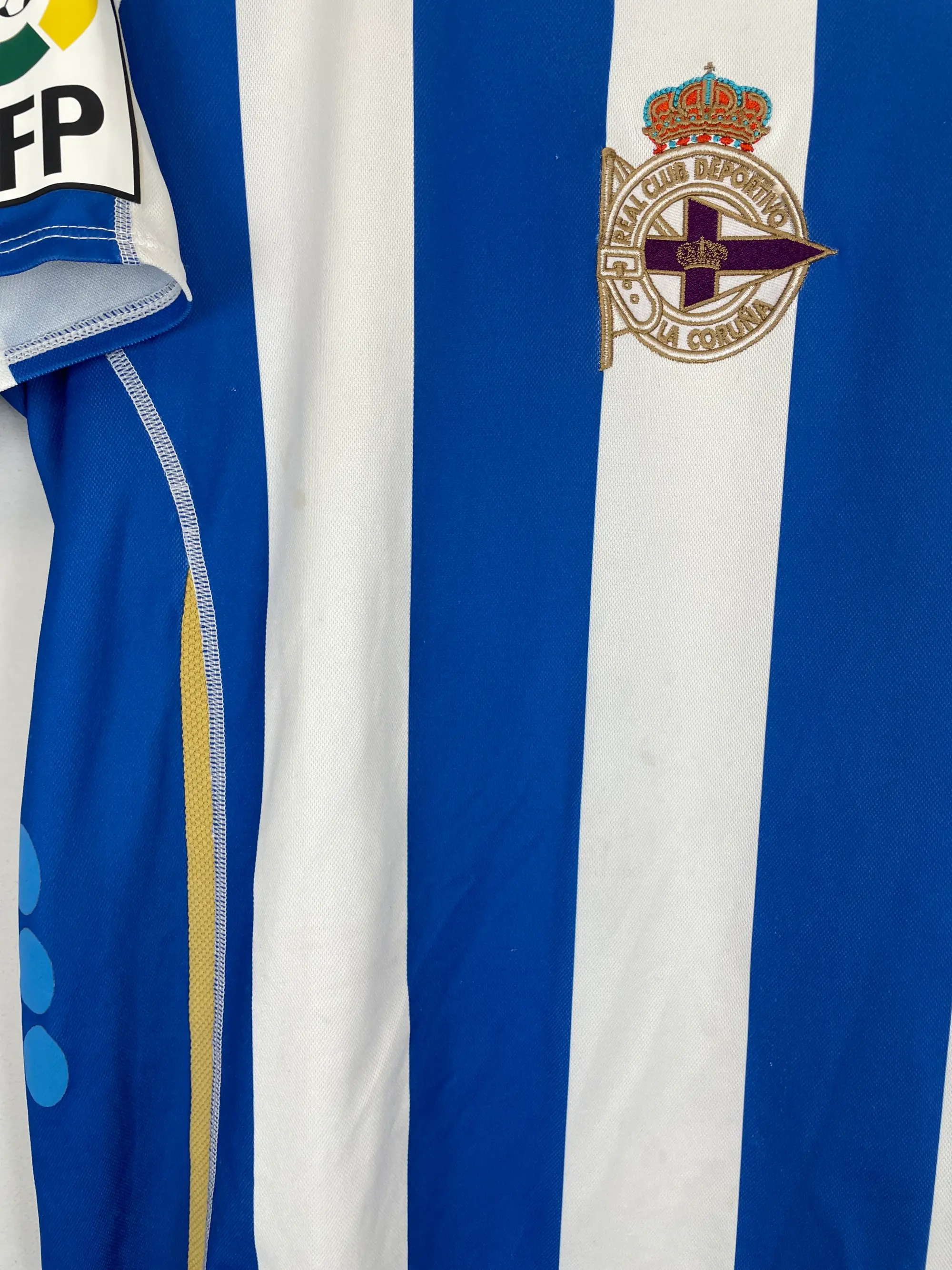 CULT KITS - 2007/08 DEPORTIVO LA CORUNA A.GUARDADO #18 HOME SHIRT (L) CANTERBURY