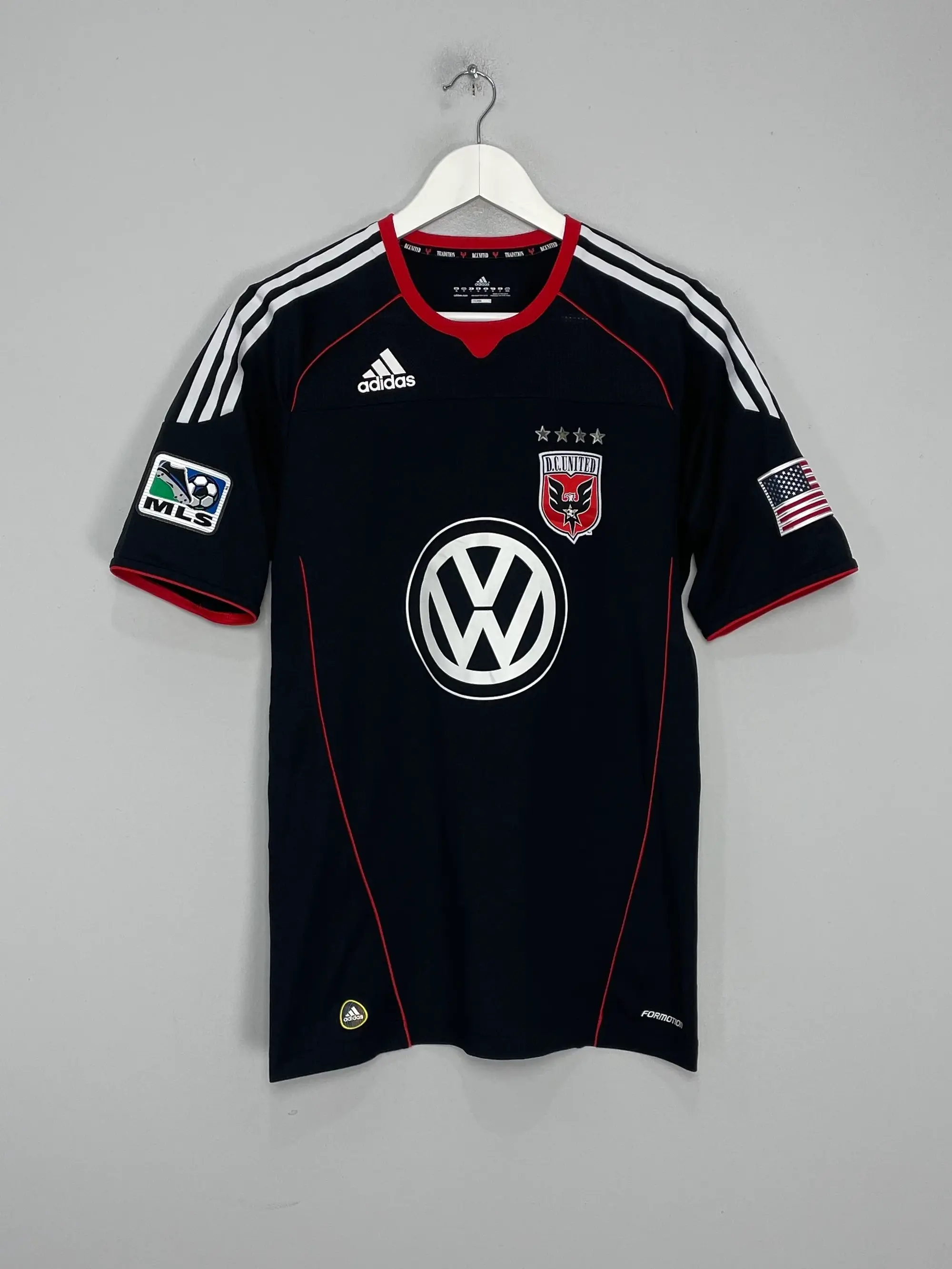 CULT KITS - 2010 DC UNITED PONTIUS #13 *PLAYER ISSUE* HOME SHIRT (M) ADIDAS