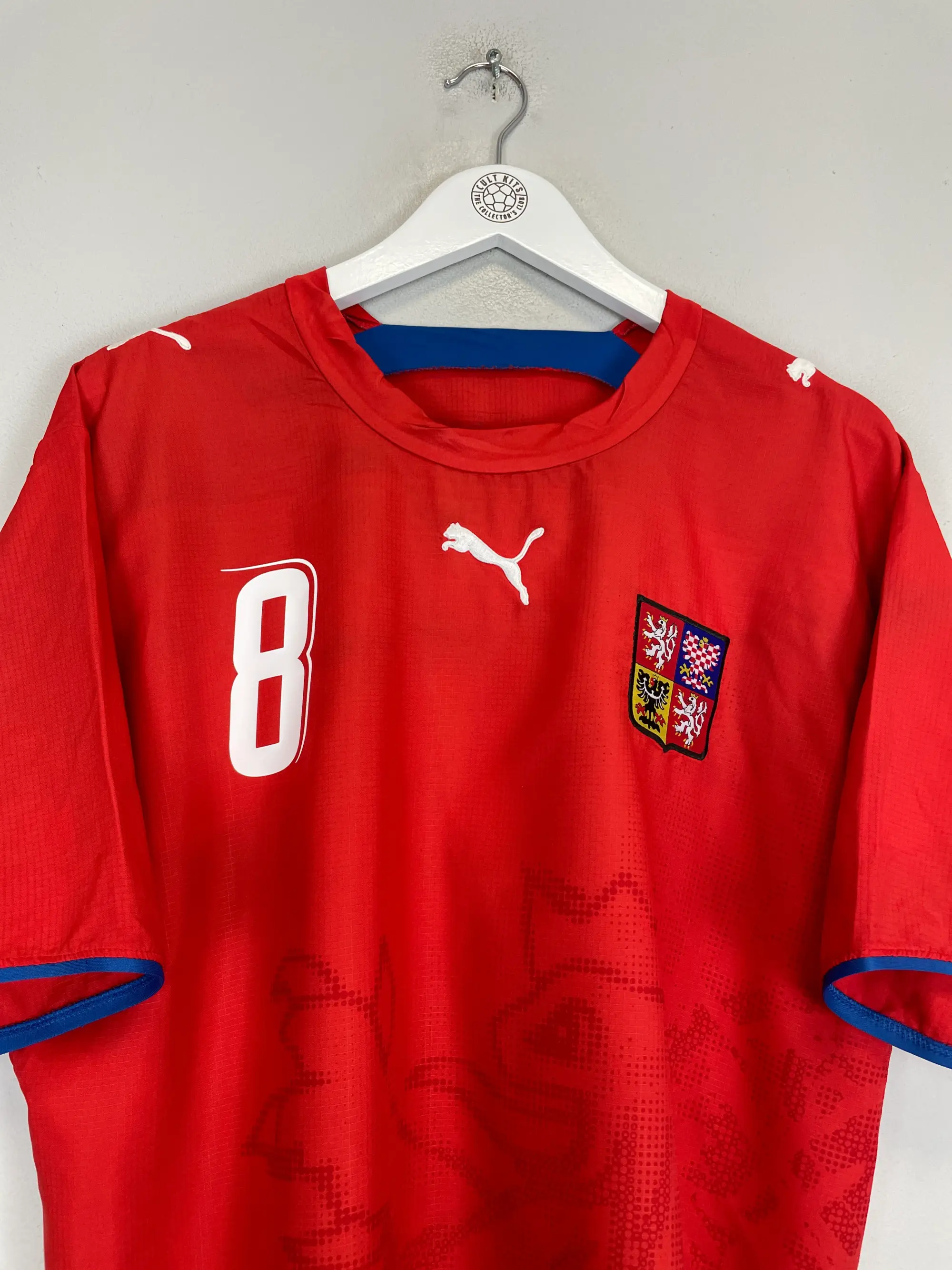 2006/08 CZECH REPUBLIC POBORSKY #8 HOME SHIRT (L) PUMA | Cult Kits